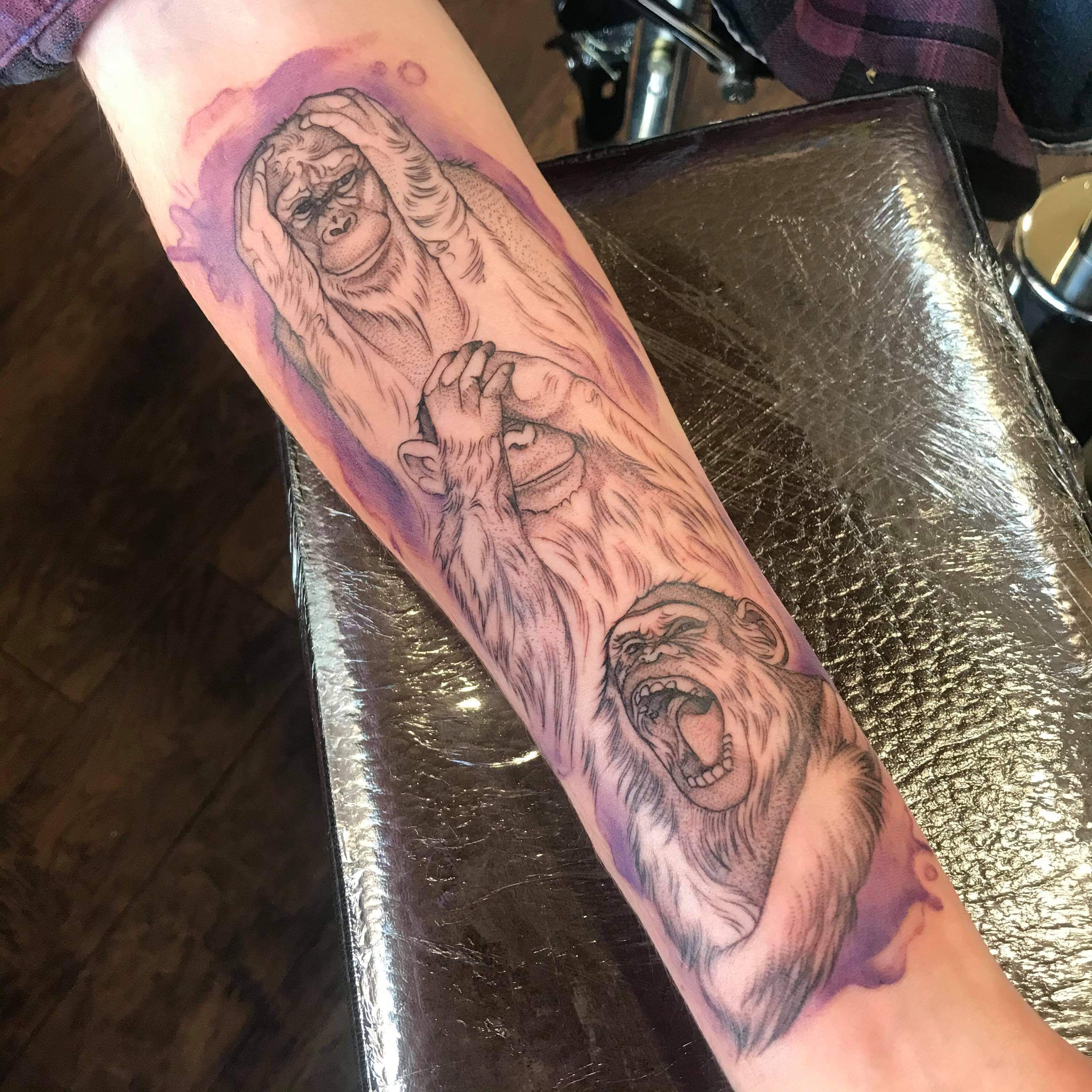 My first tattoo around the start of lockdown last year