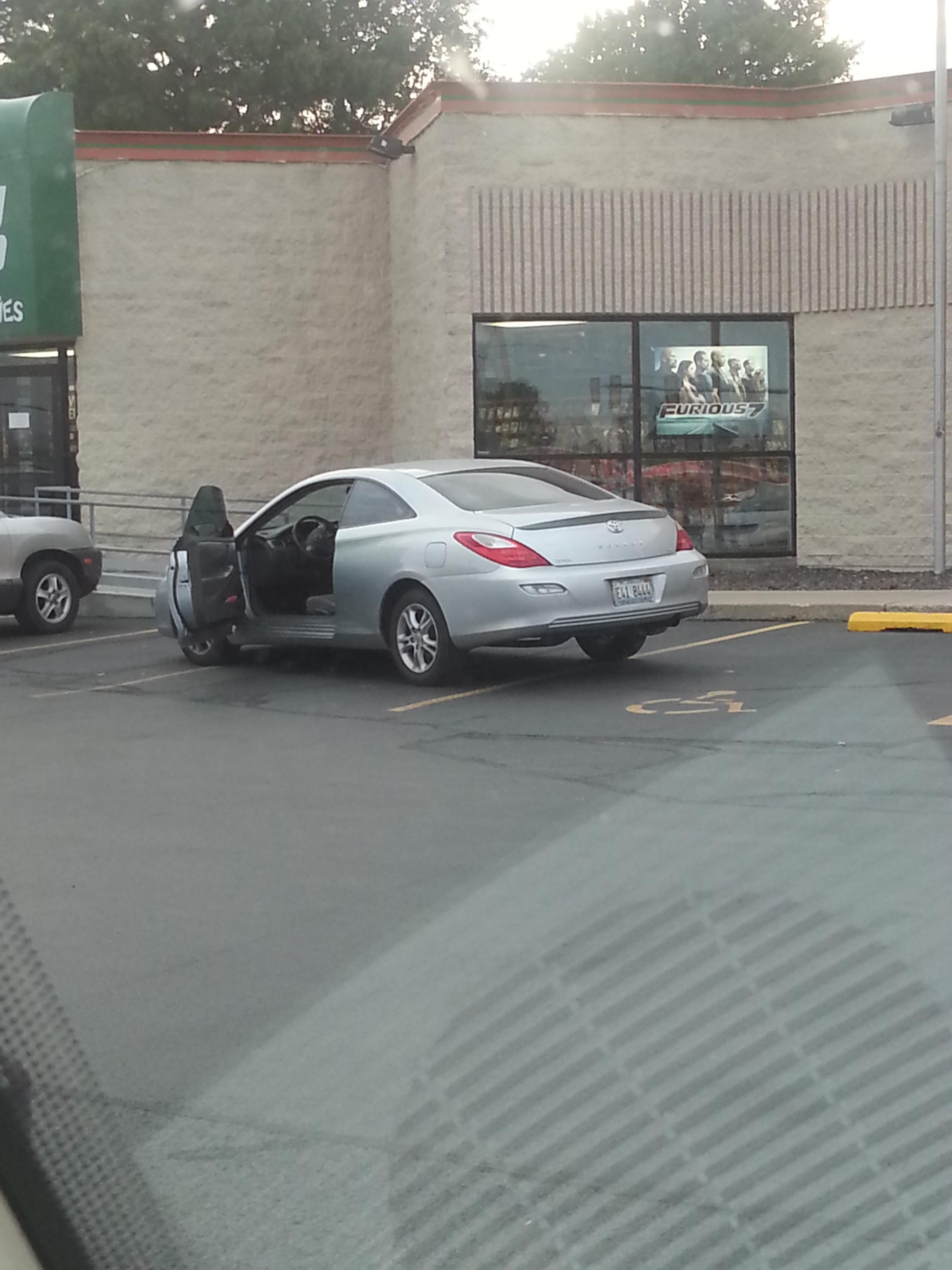 When you have to drop off your movie rental AND not gaf about anyone