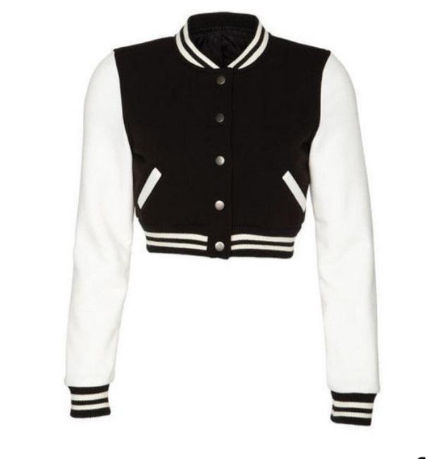 This cropped varsity jacket r/findfashion