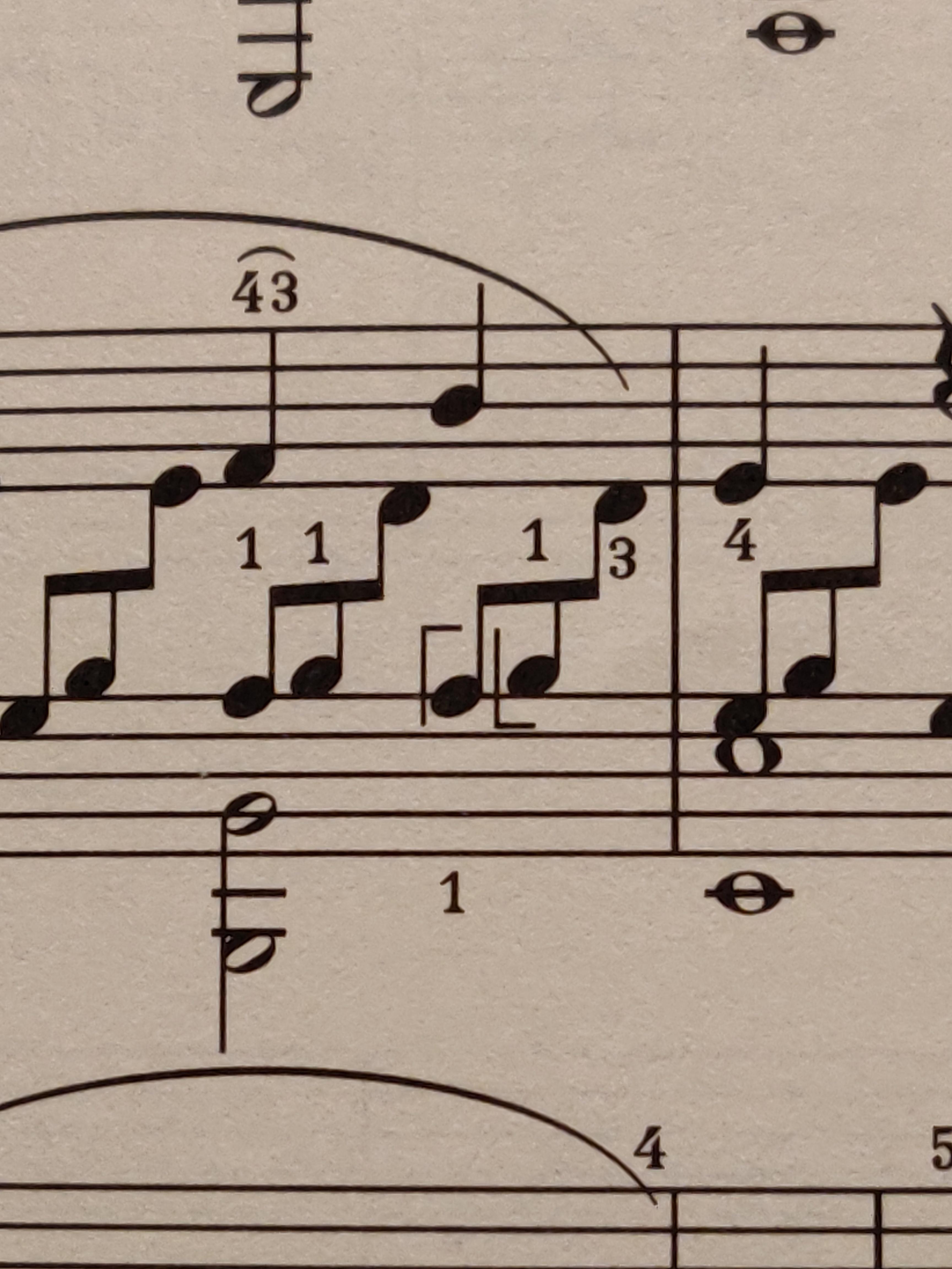 What does those little bracket means ? piano