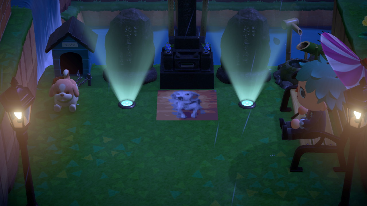 Visiting my best boy on this stormy night 🥰 r/AnimalCrossing