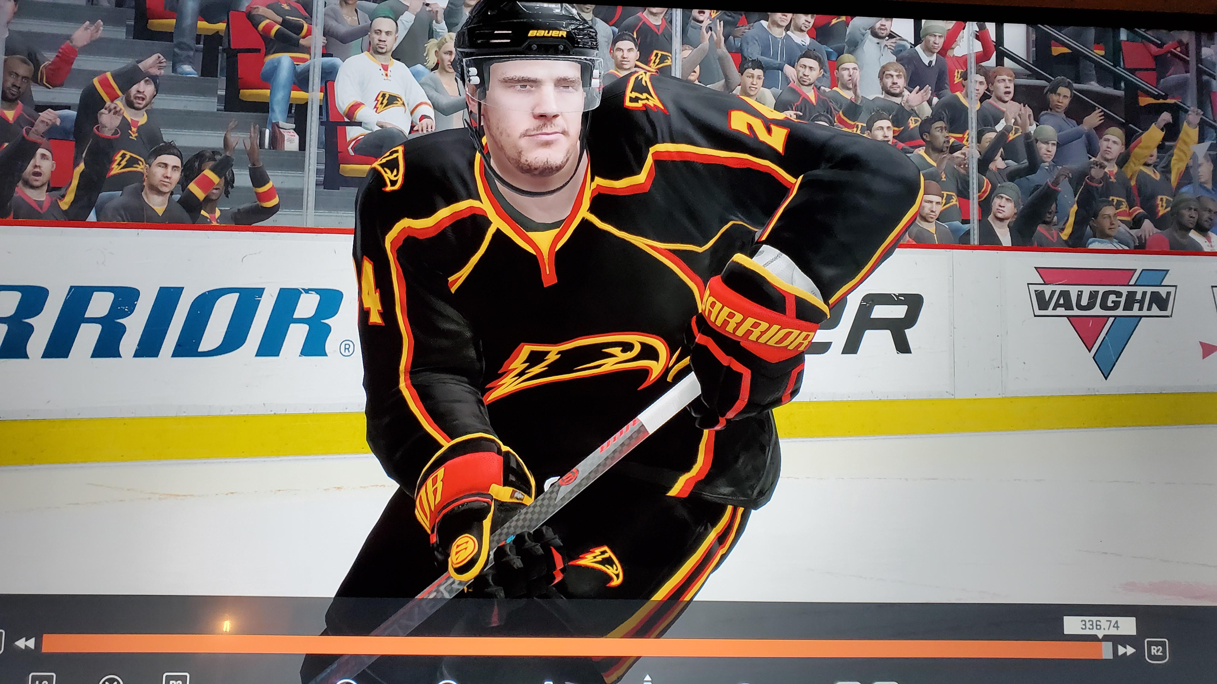 My boyfriend made what he imagined a modern day Ice Hawks team would