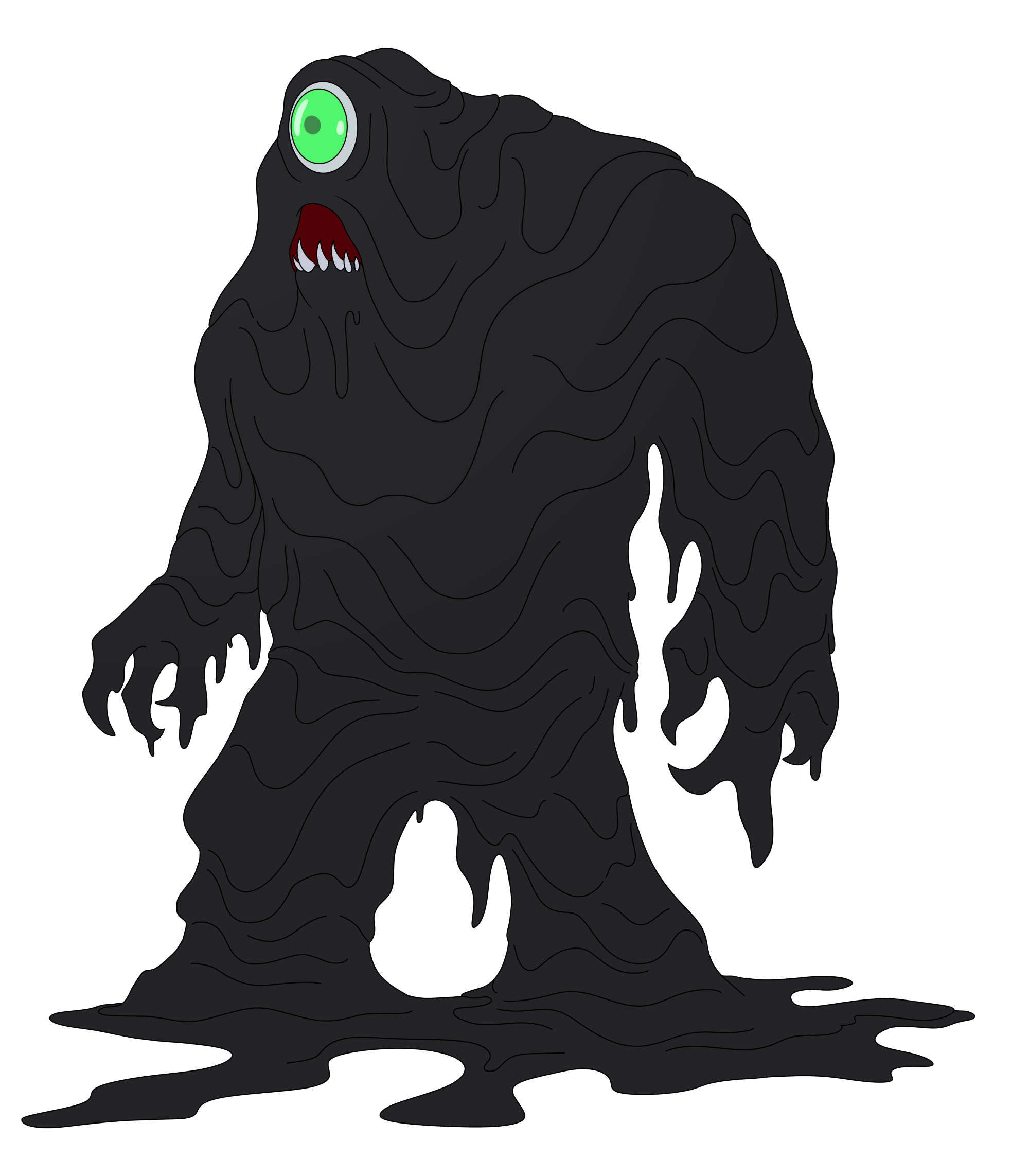 “Scooby Doo New & Groovy!” (5) Tar Monster — Just my own spin on