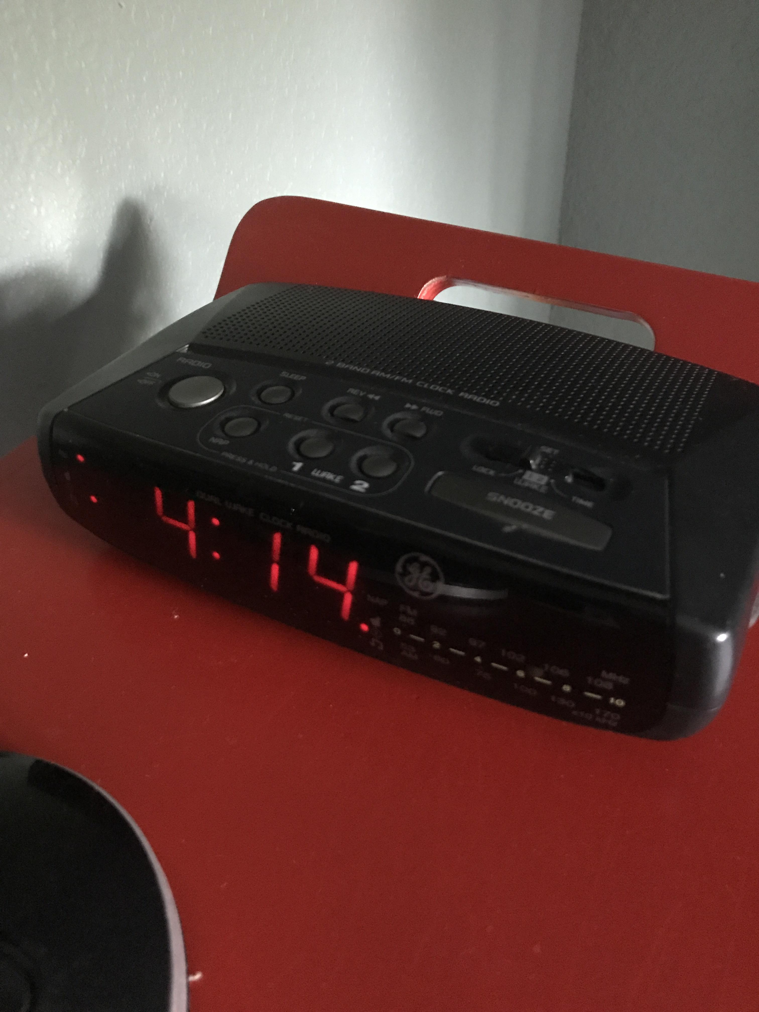 General Electric Clock/AM/FM radio from 1988ish, still going strong r