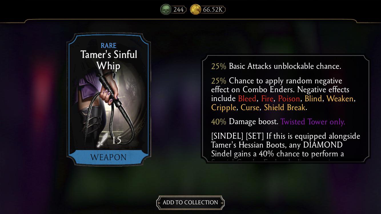 Got this from the free equipment pack r/mkxmobile