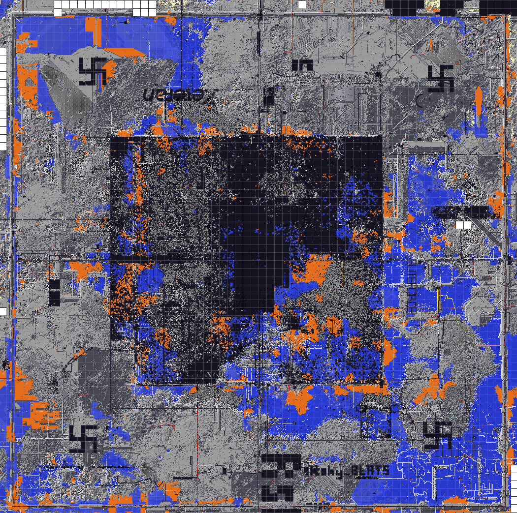 Choosing Spawn Area Earth Map 500/500 map of spawn 9b9t