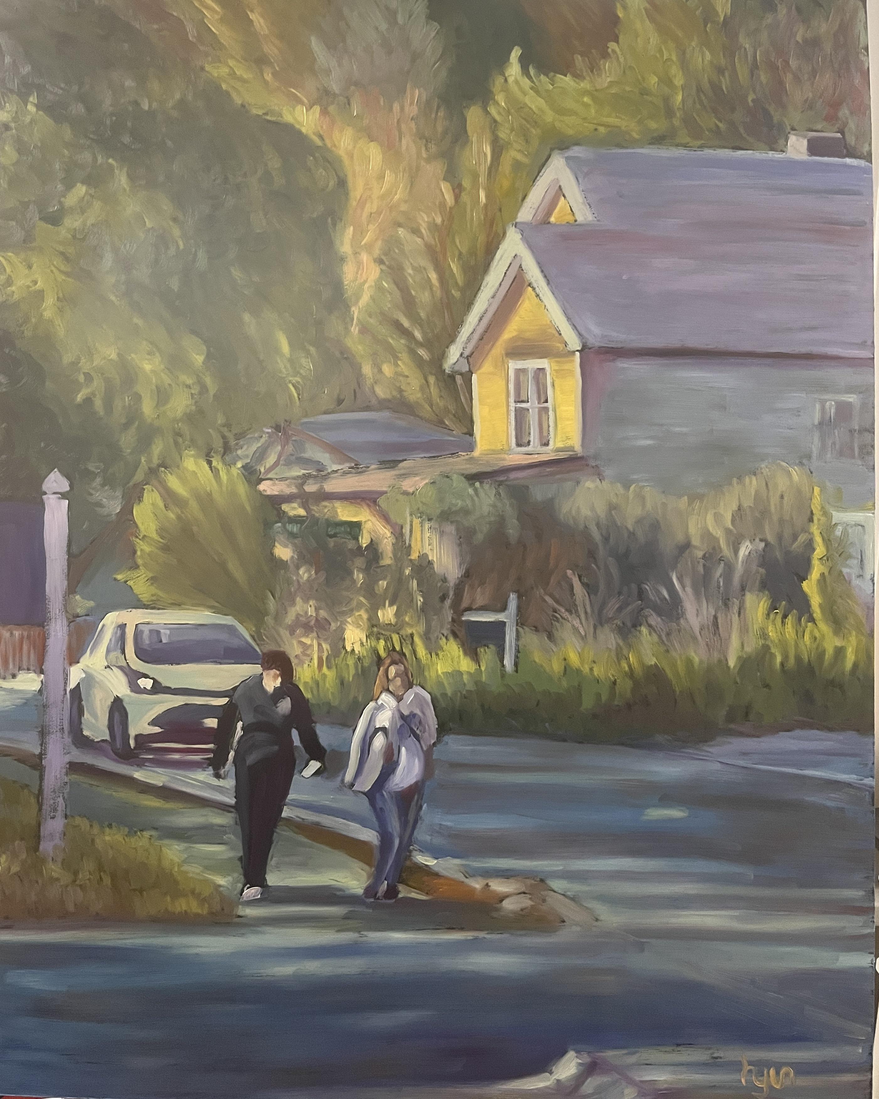 Pawling Avenue, Oil on hardboard, 30”x24” r/painting