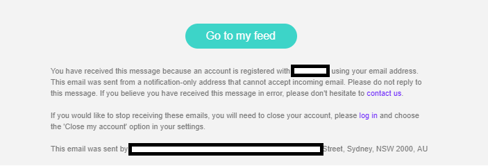 You can't unsubscribe from this services email spam unless you cancel