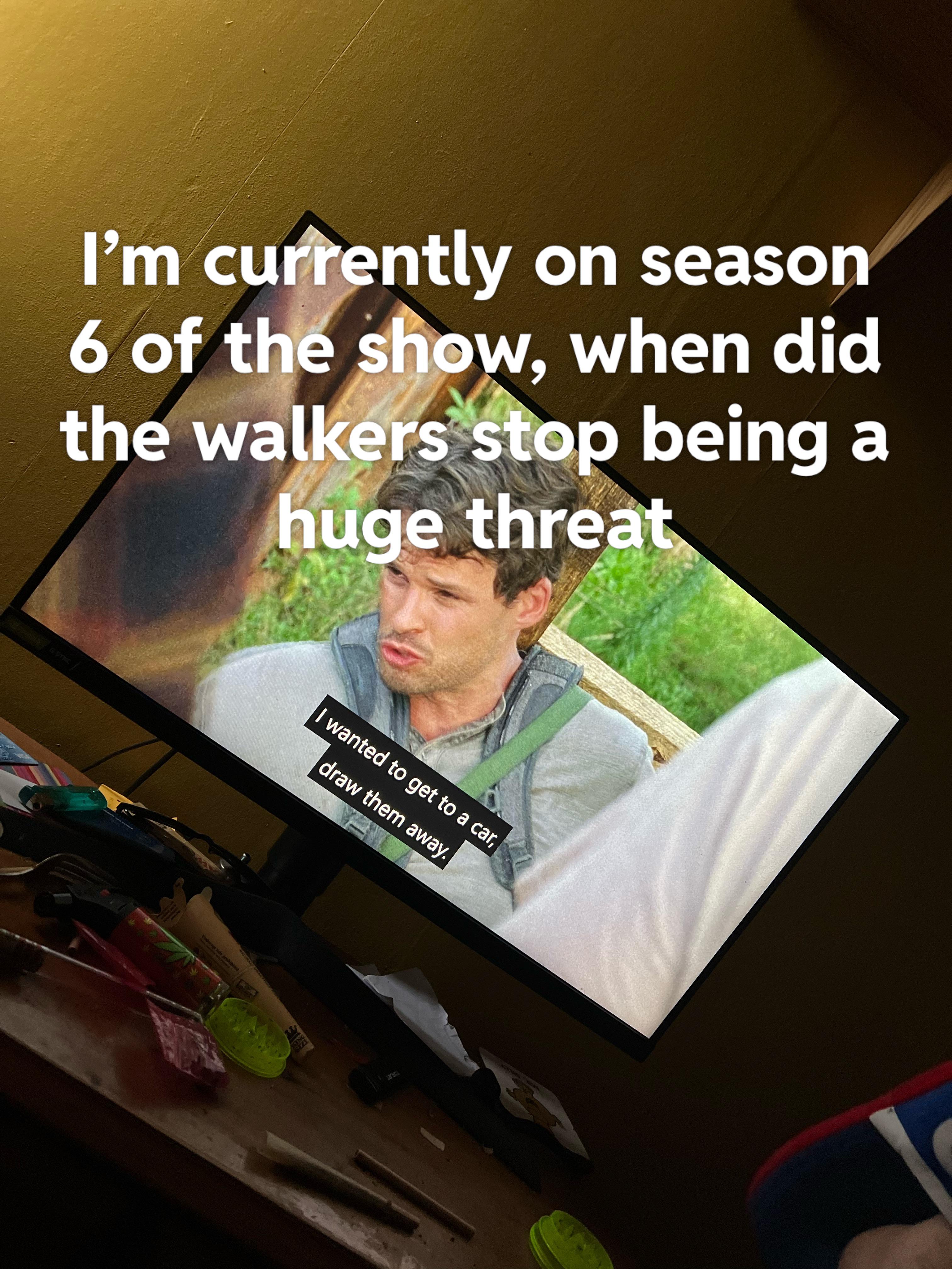 When did the walkers stop being a threat : r/thewalkingdead