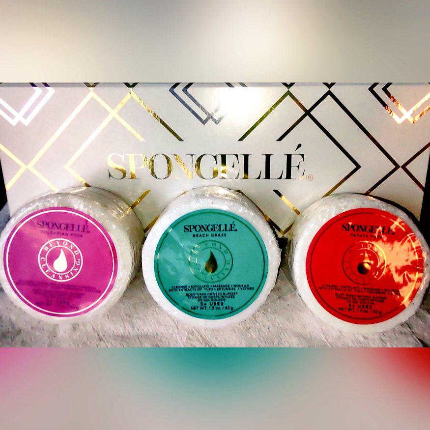 Spongelle gifted me these AWESOME infused loofahs....omg so good. Vegan