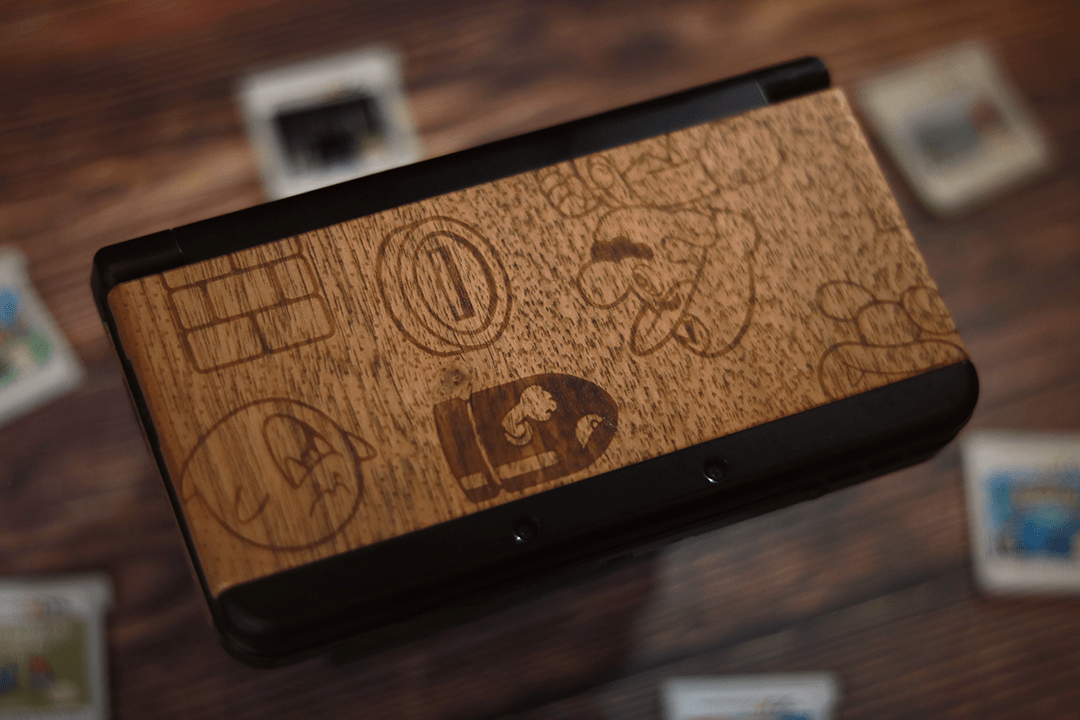 This 3DS cover plate is made of real wood! r/casualnintendo