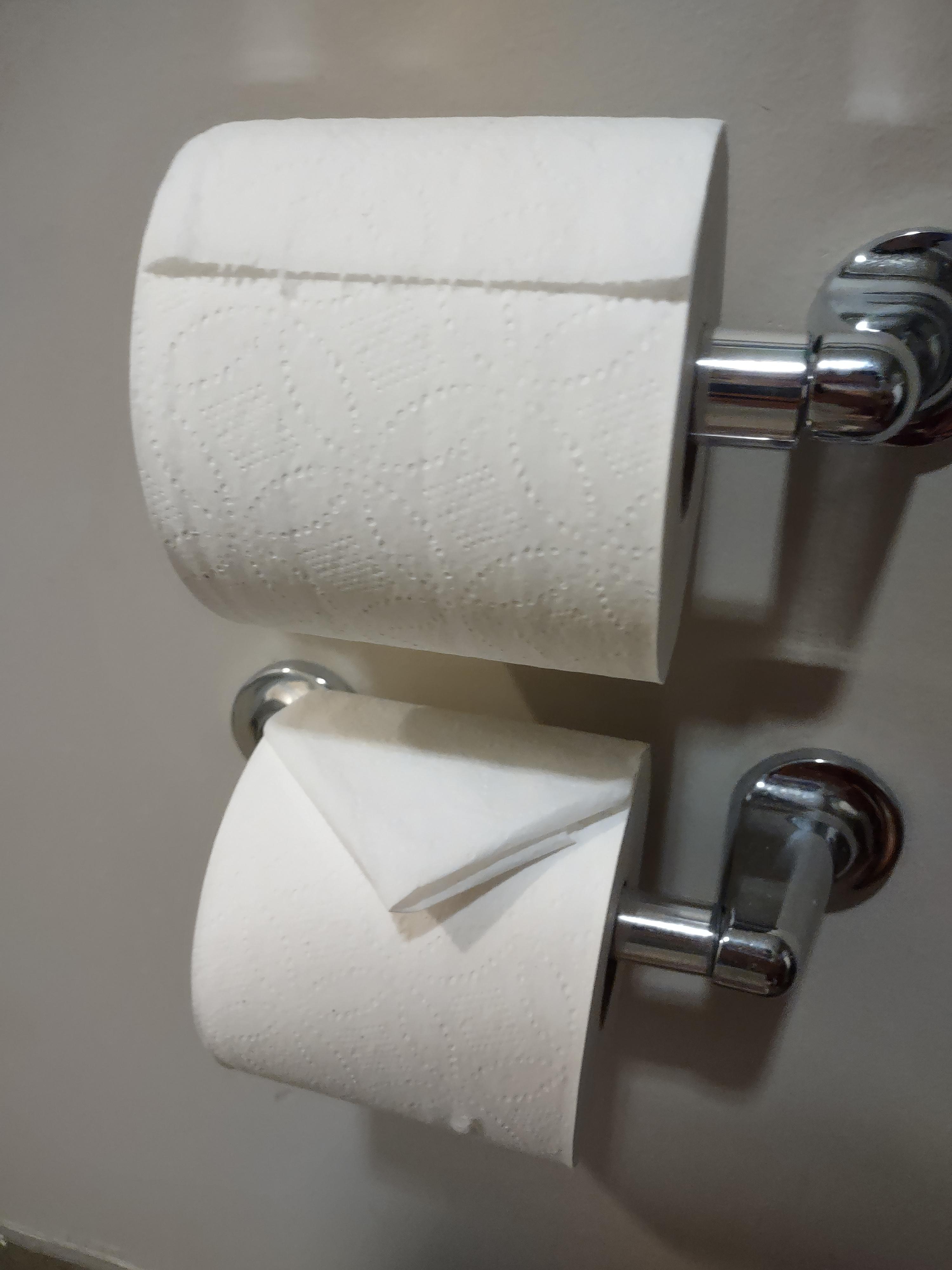 How many toilet paper holders does a bathroom need? r/onejob