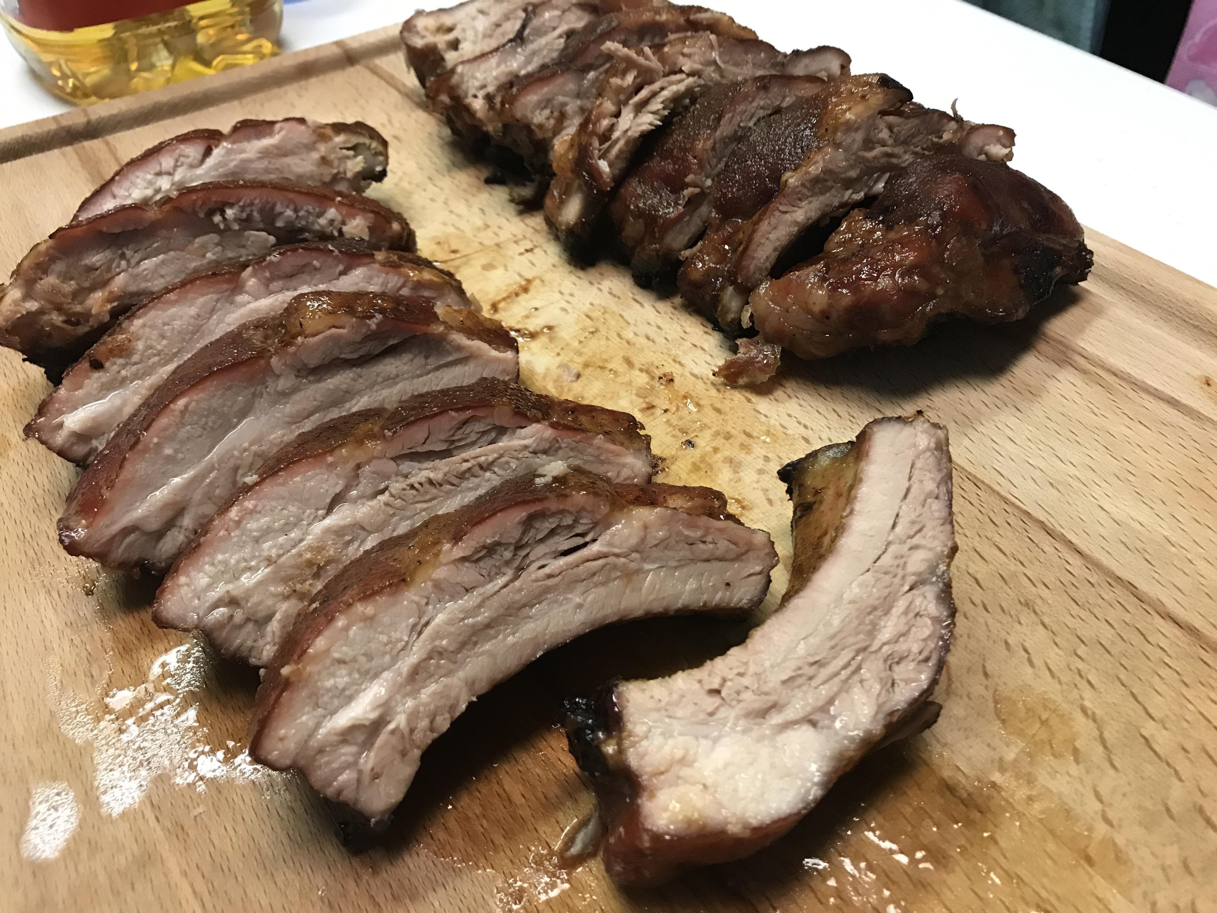 1st time smoking baby back ribs smoking