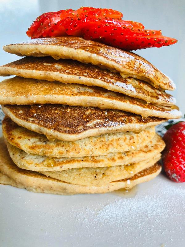 Healthy Vegan High Protein Banana Pancakes r/Veganforbeginners
