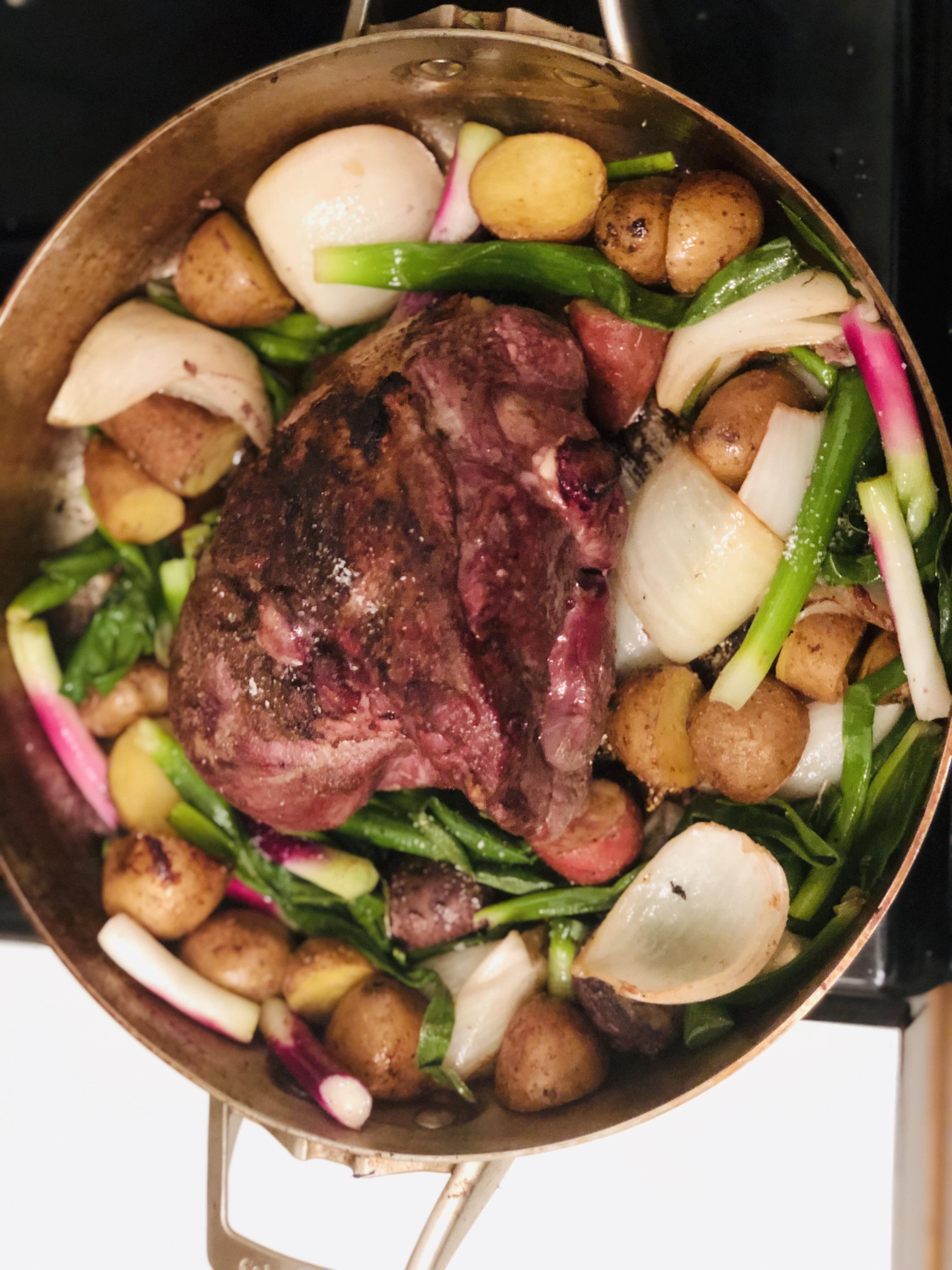 Week 18 Mustard Dijon Leg of Lamb r/52weeksofcooking