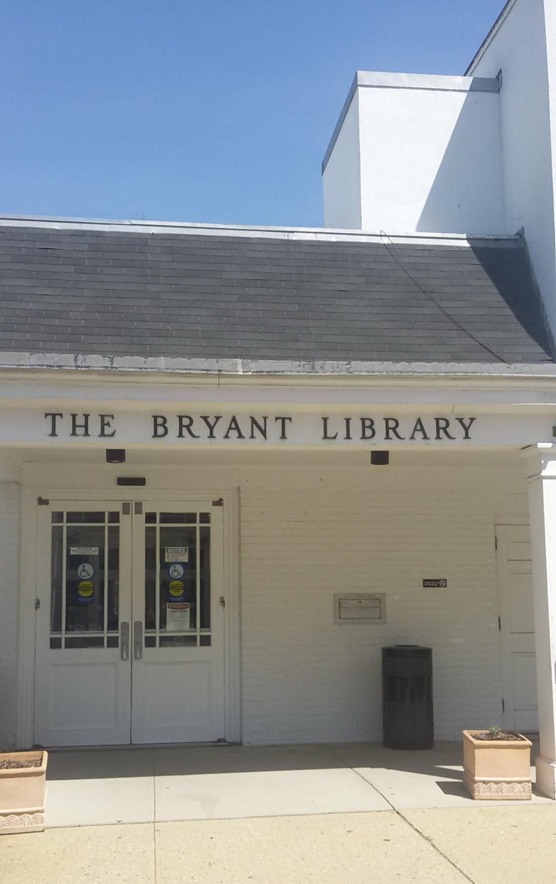 The charming old school Bryant Library in the heart of Roslyn Village