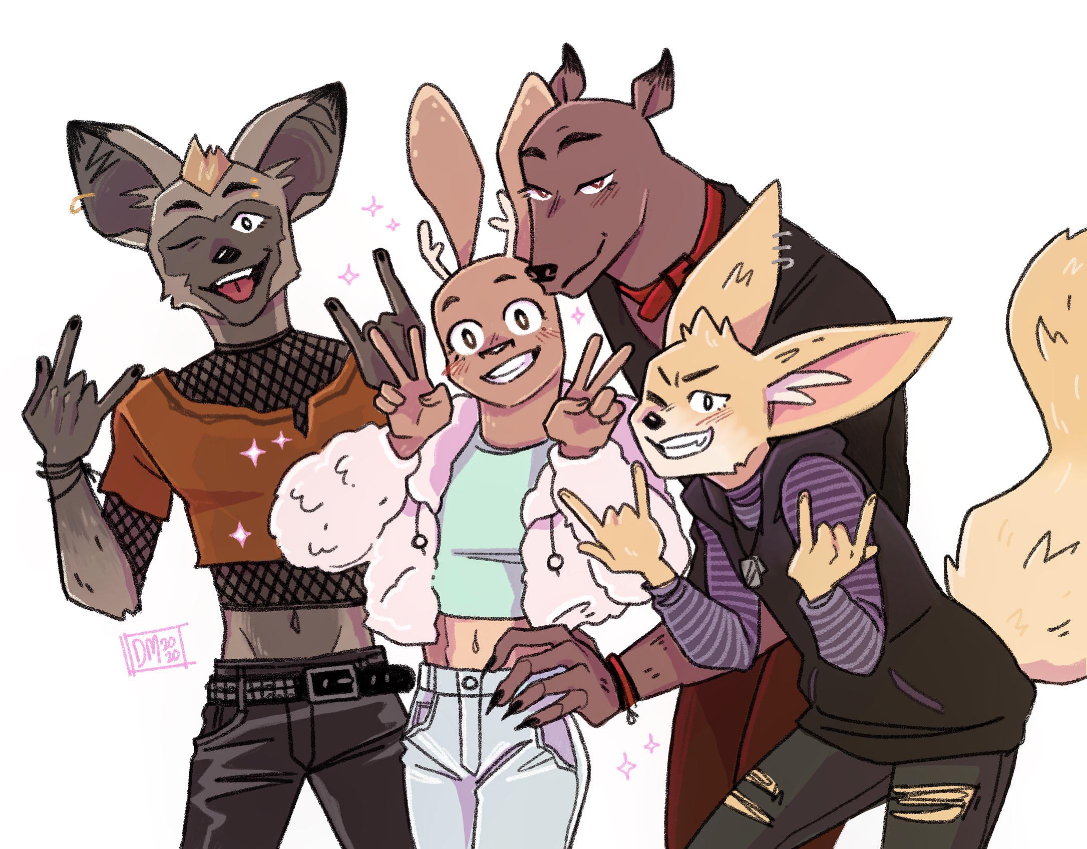 Emile and his Goths [Blades of Furry] r/furry