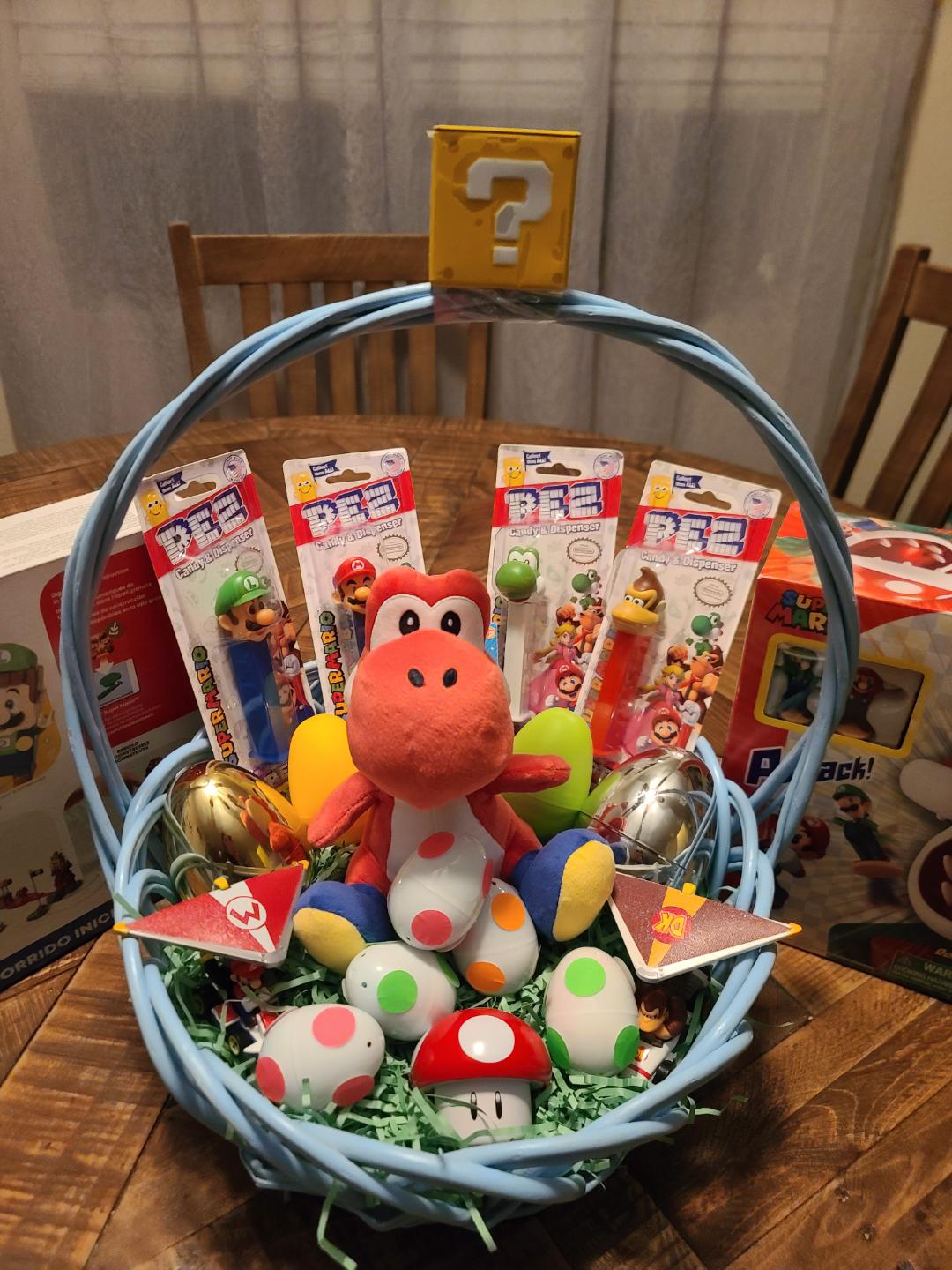 This year's Easter Basket! MARIOPARTY