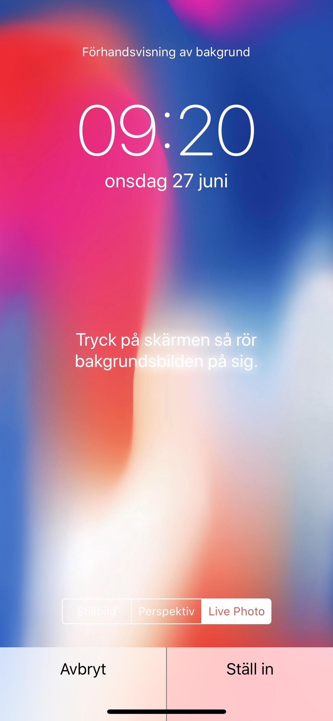 [BUGS] Live Wallpaper on iOS 12 Betas are slightly zoomed out. (Notice