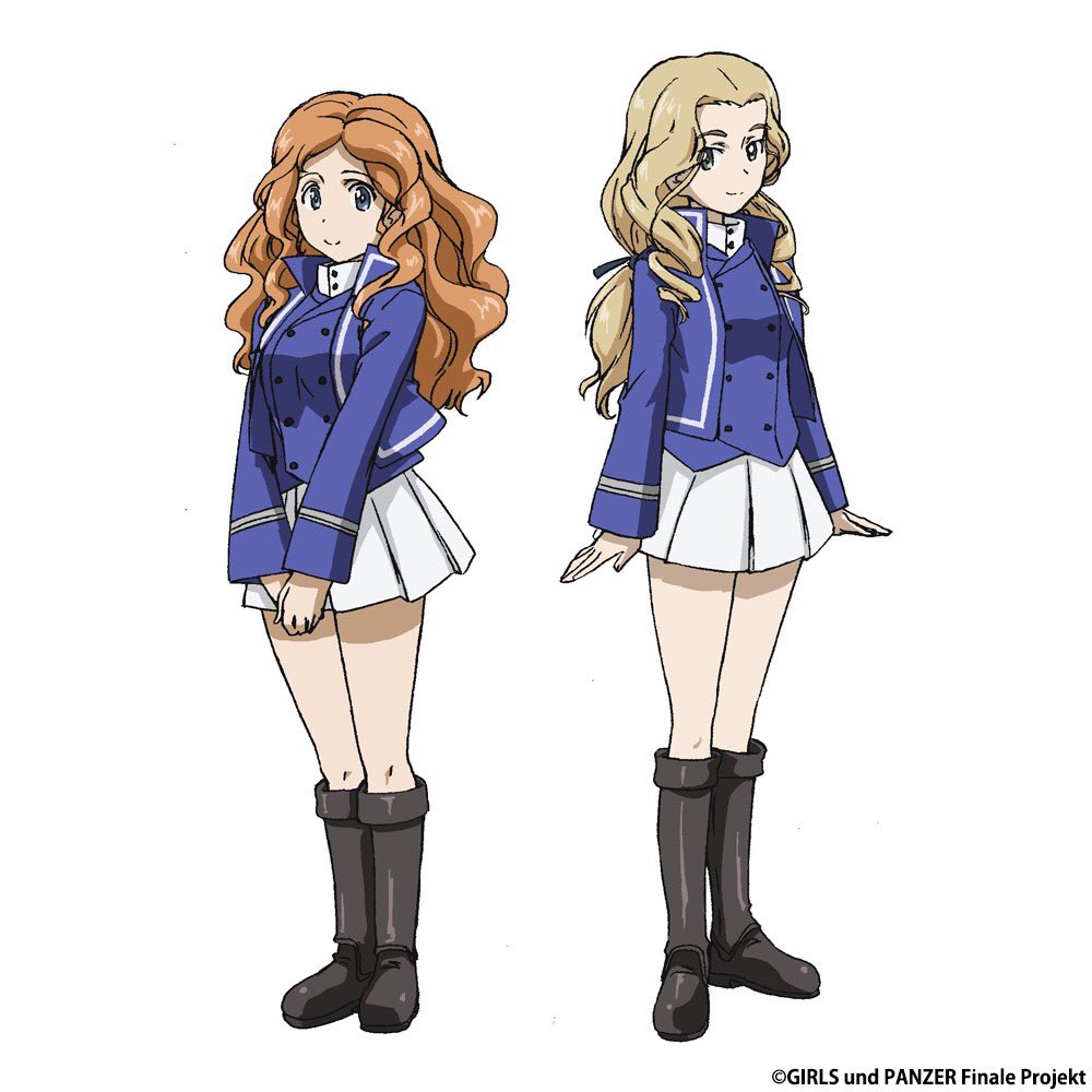 NEW CHARACTERS Isabe and Sofue. GIRLSundPANZER