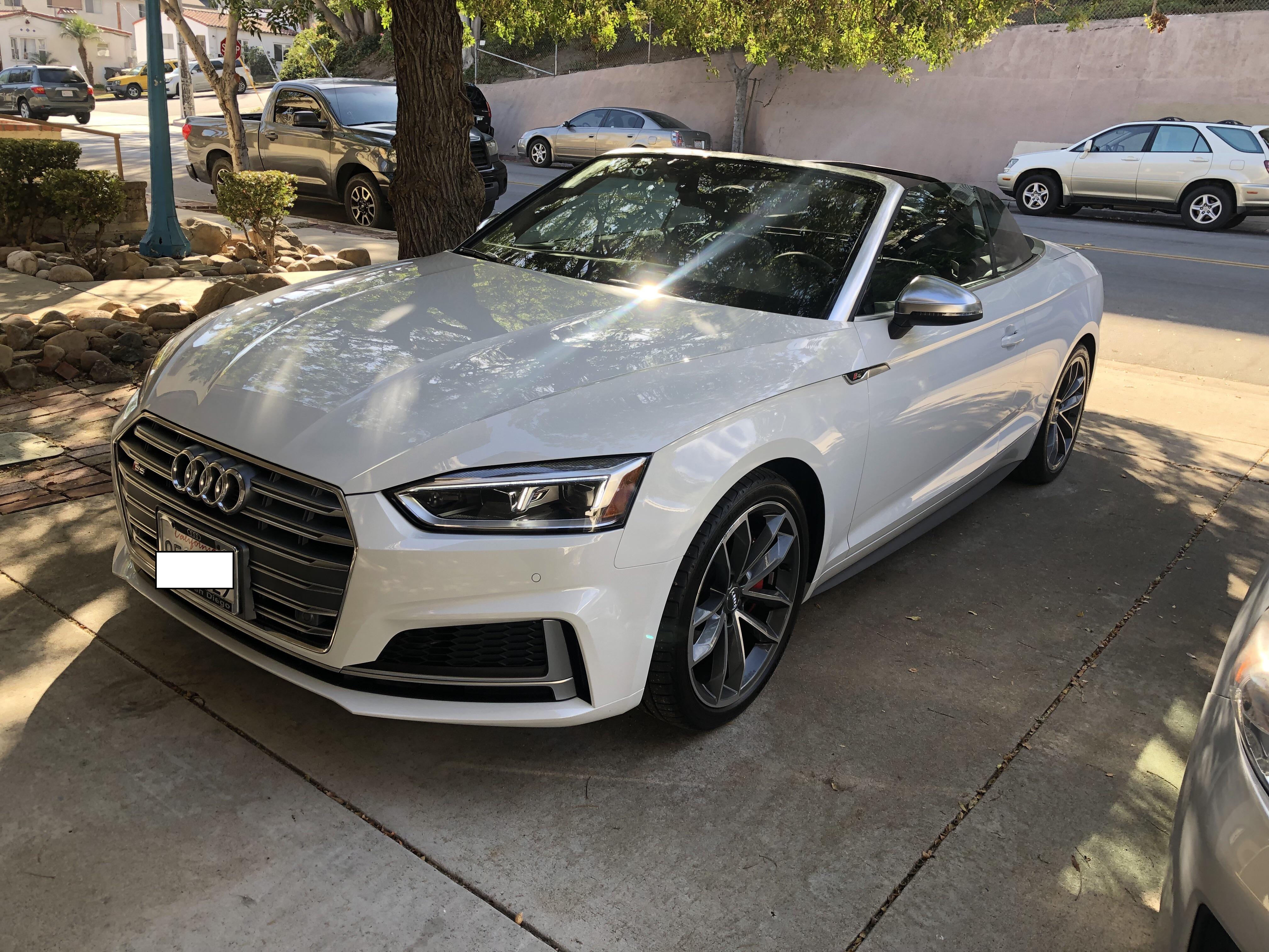 My new (to me) CPO 2018 S5 Cabriolet with 5,200 miles on it. Waited 2.5