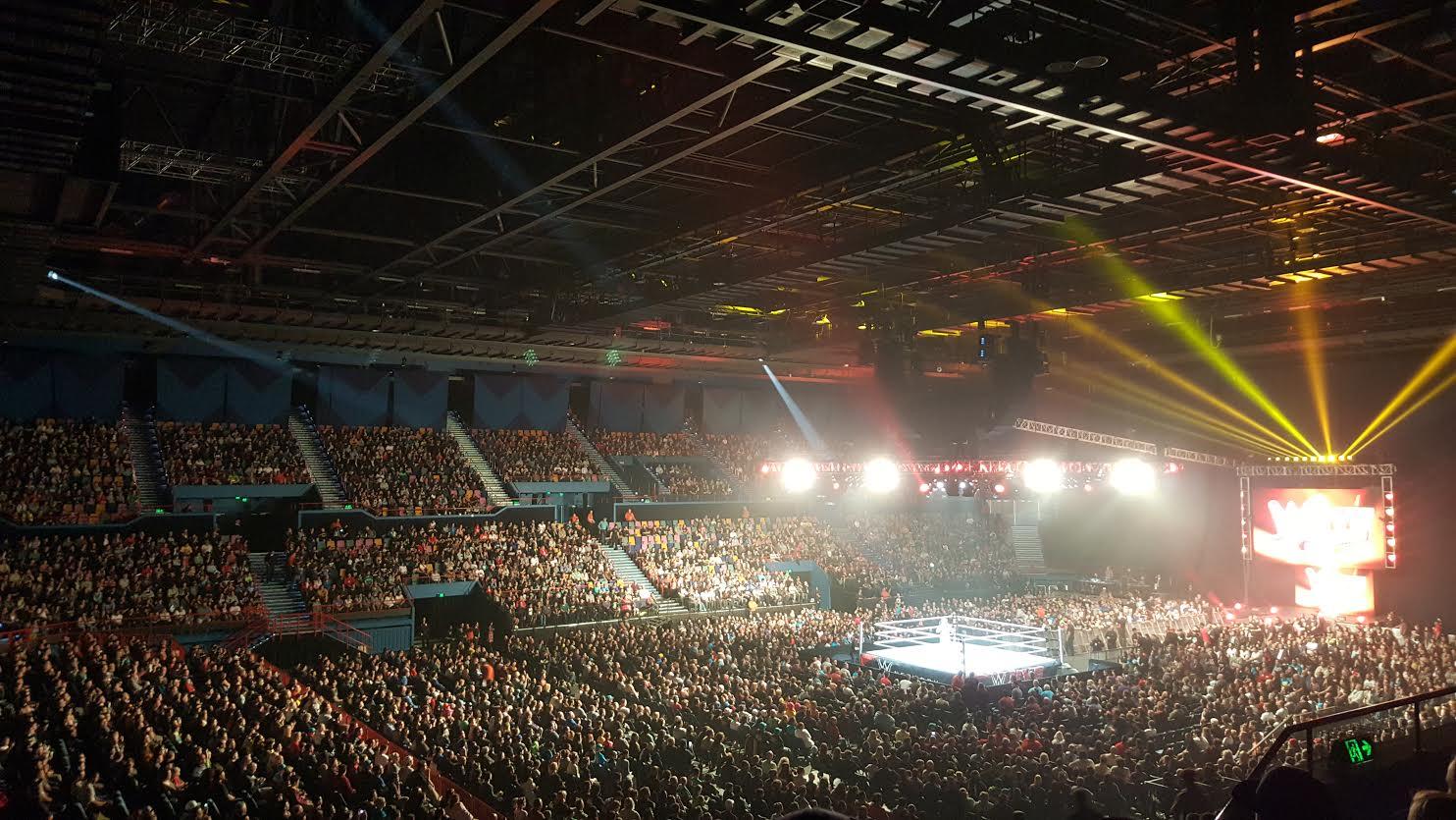 WWE House Show in Brisbane, Australia. Absolutely filled to the brim