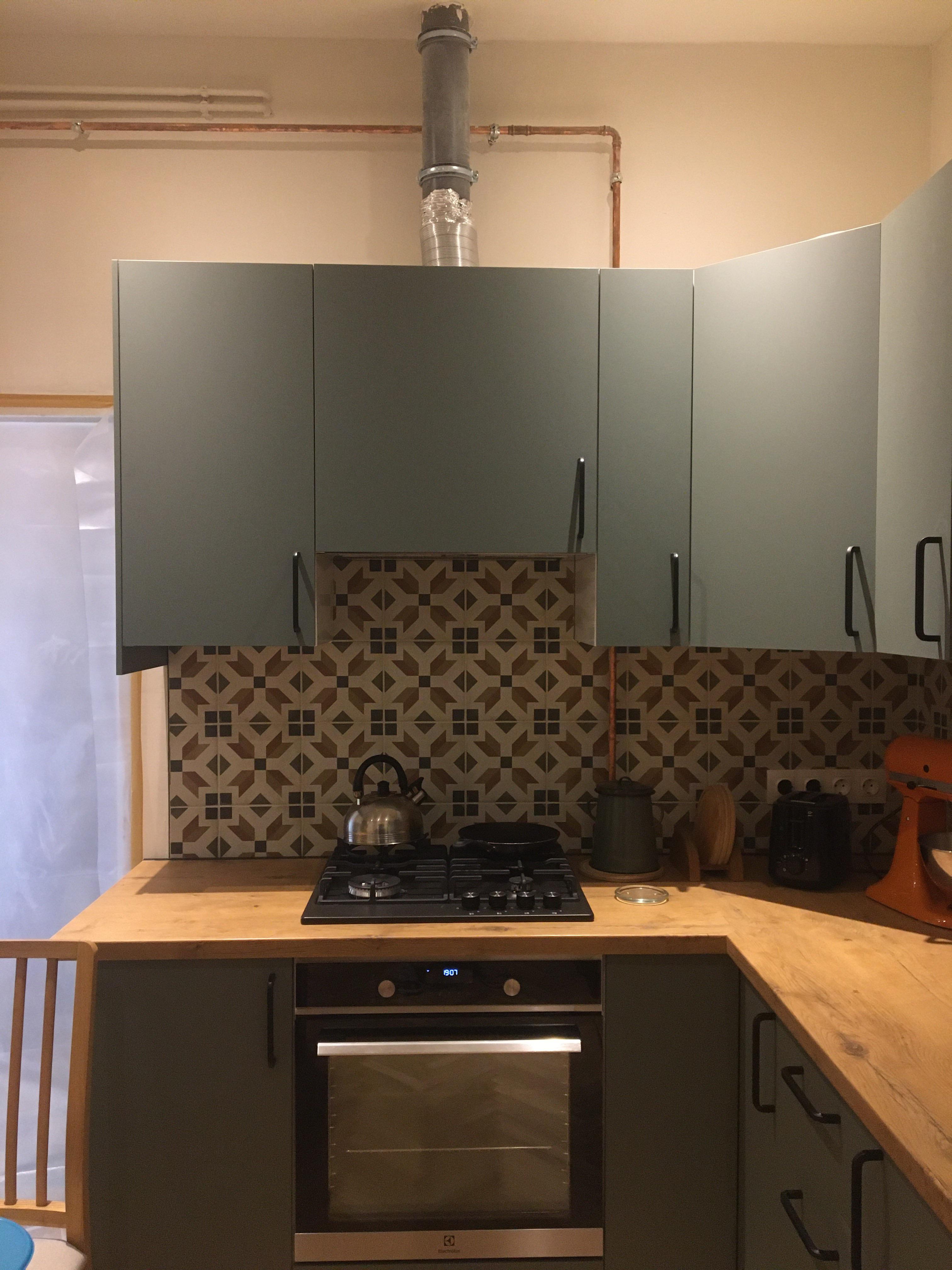 Kitchen reno is almost finished. Any ideas to cover the pipe above the