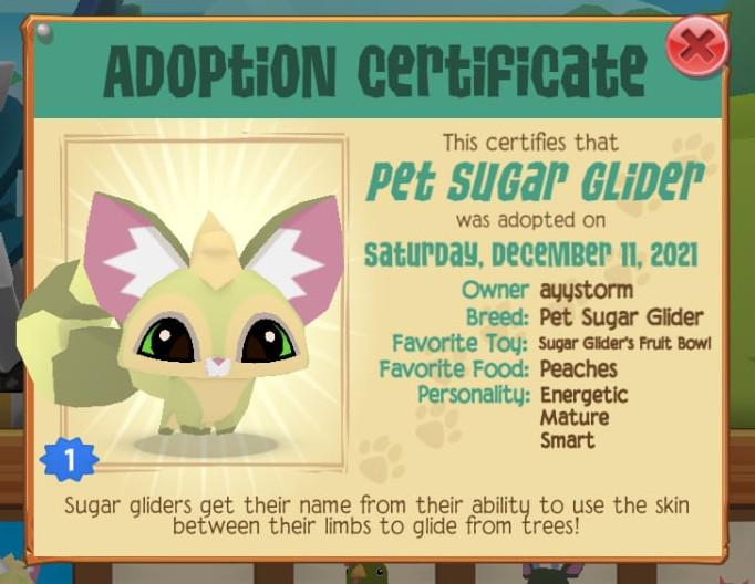 What's this token pet sugar glider worth? r/AnimalJam
