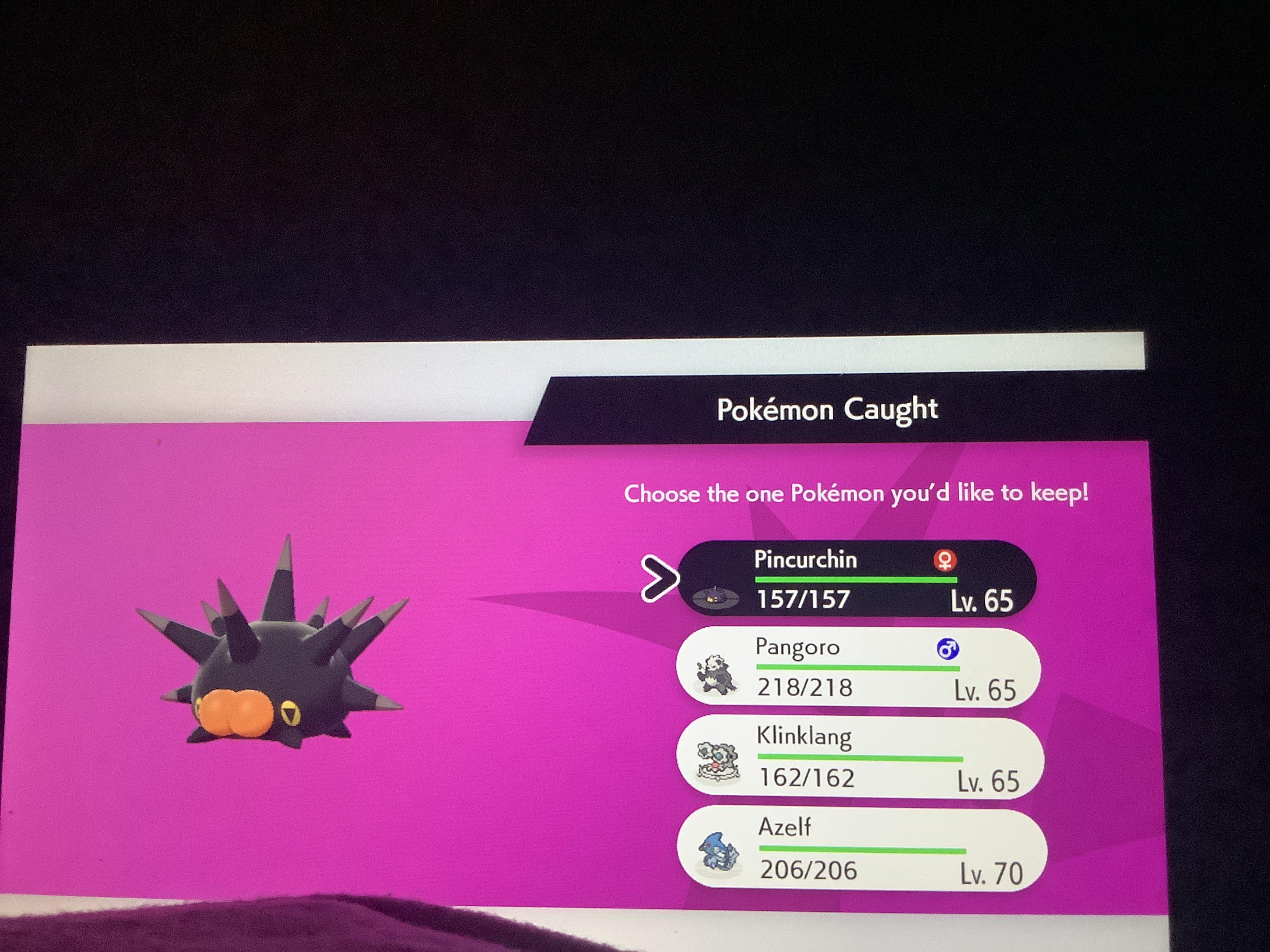 My first shiny from swsh that wasnt trasnfered from poke home r