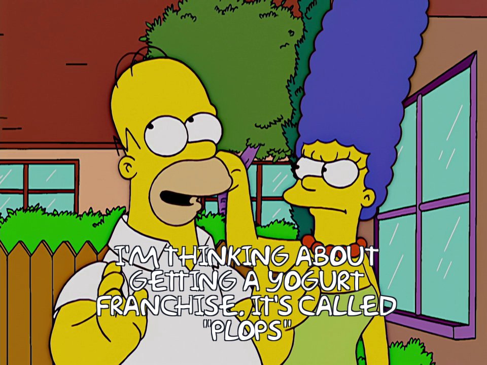 Homer has something to tell you. TheSimpsons