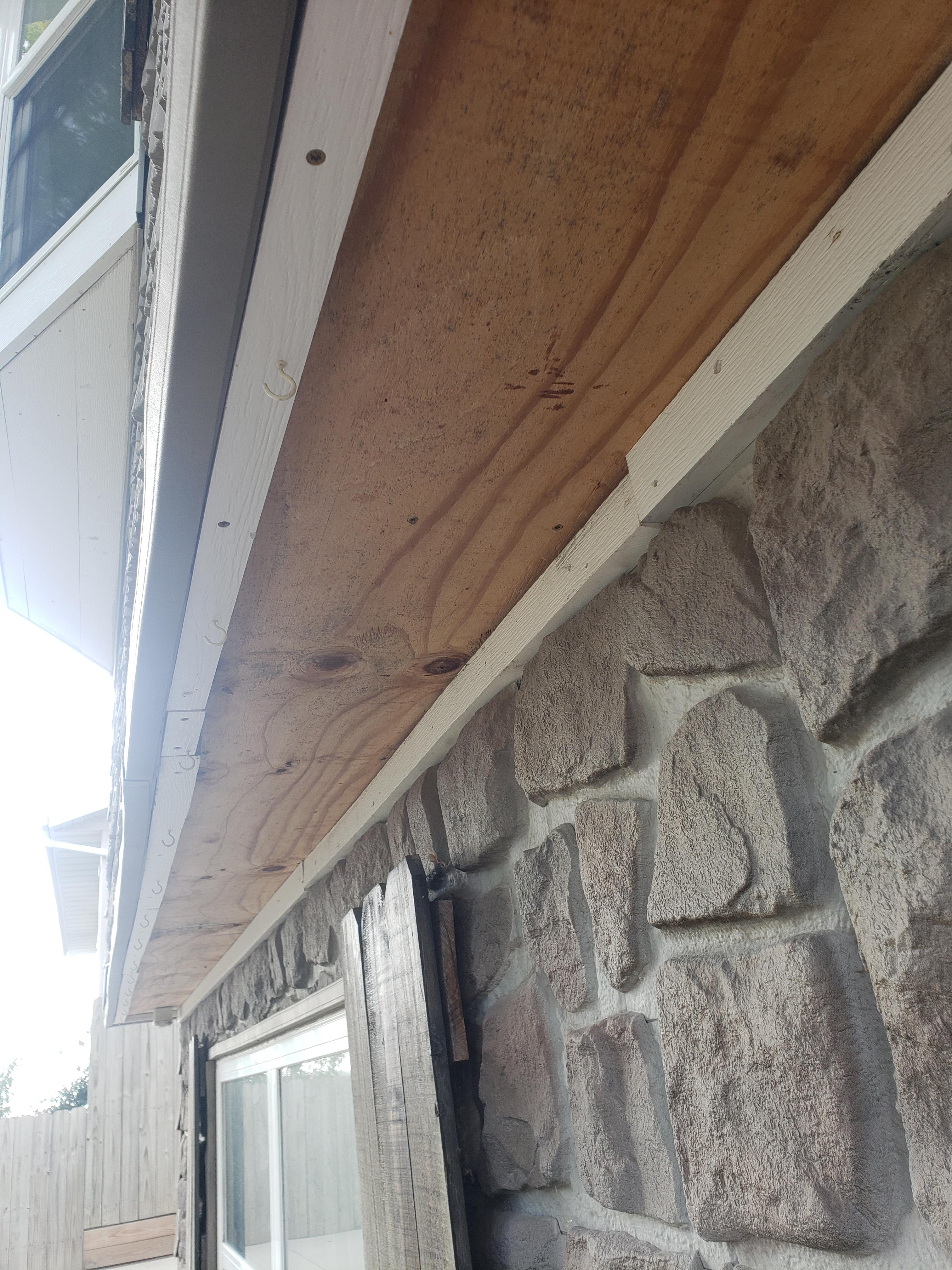Is this plywood okay being exposed like this? r/HomeMaintenance