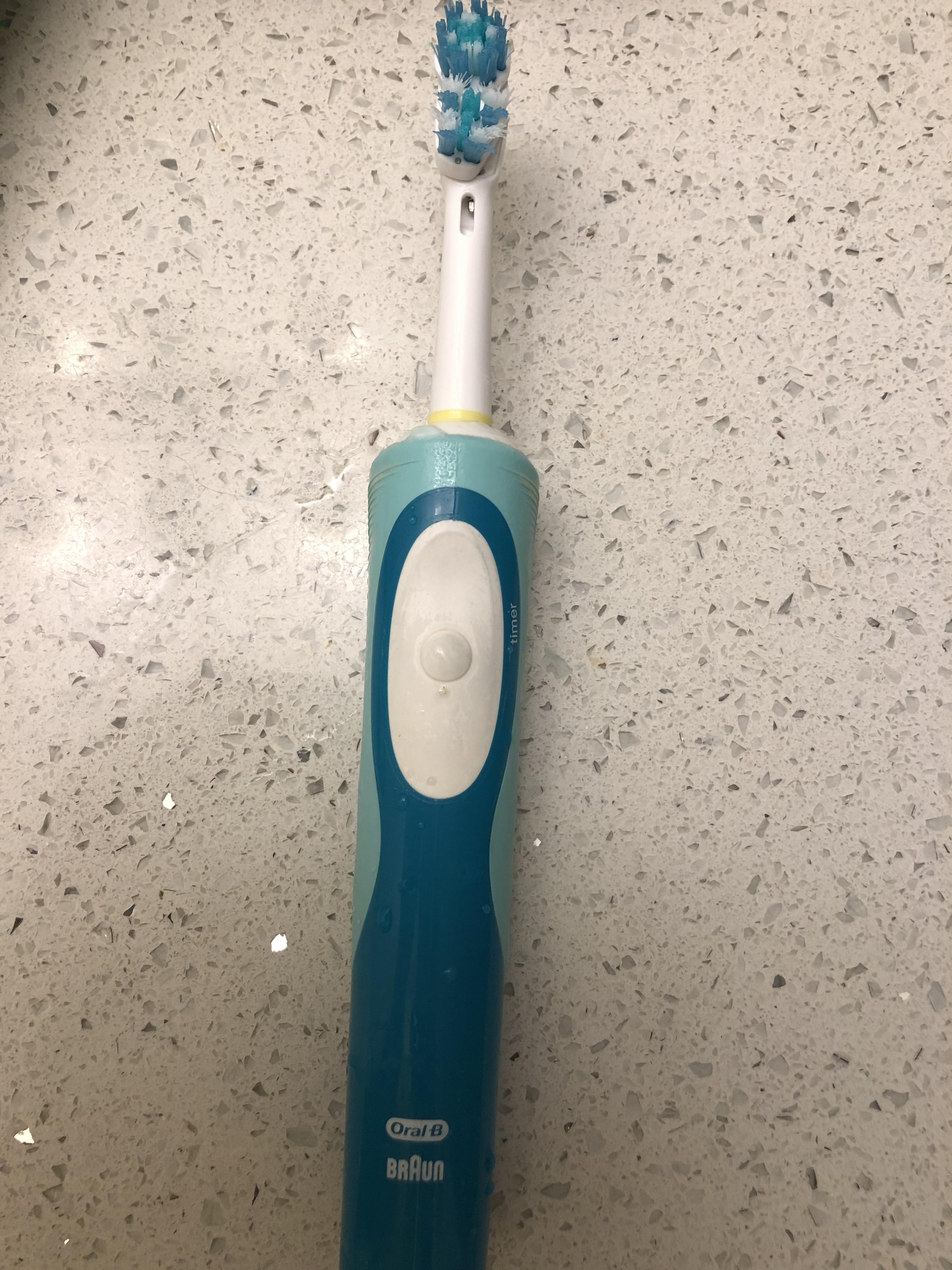 OralB Vitality electric toothbrush 8 years of head changes wellmade