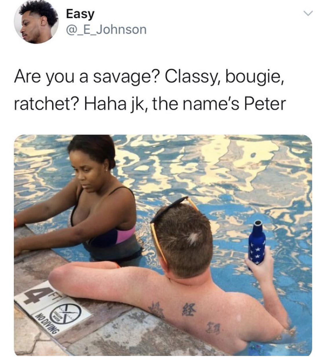 Peter.. is that you?? 😹😭 belowdeck