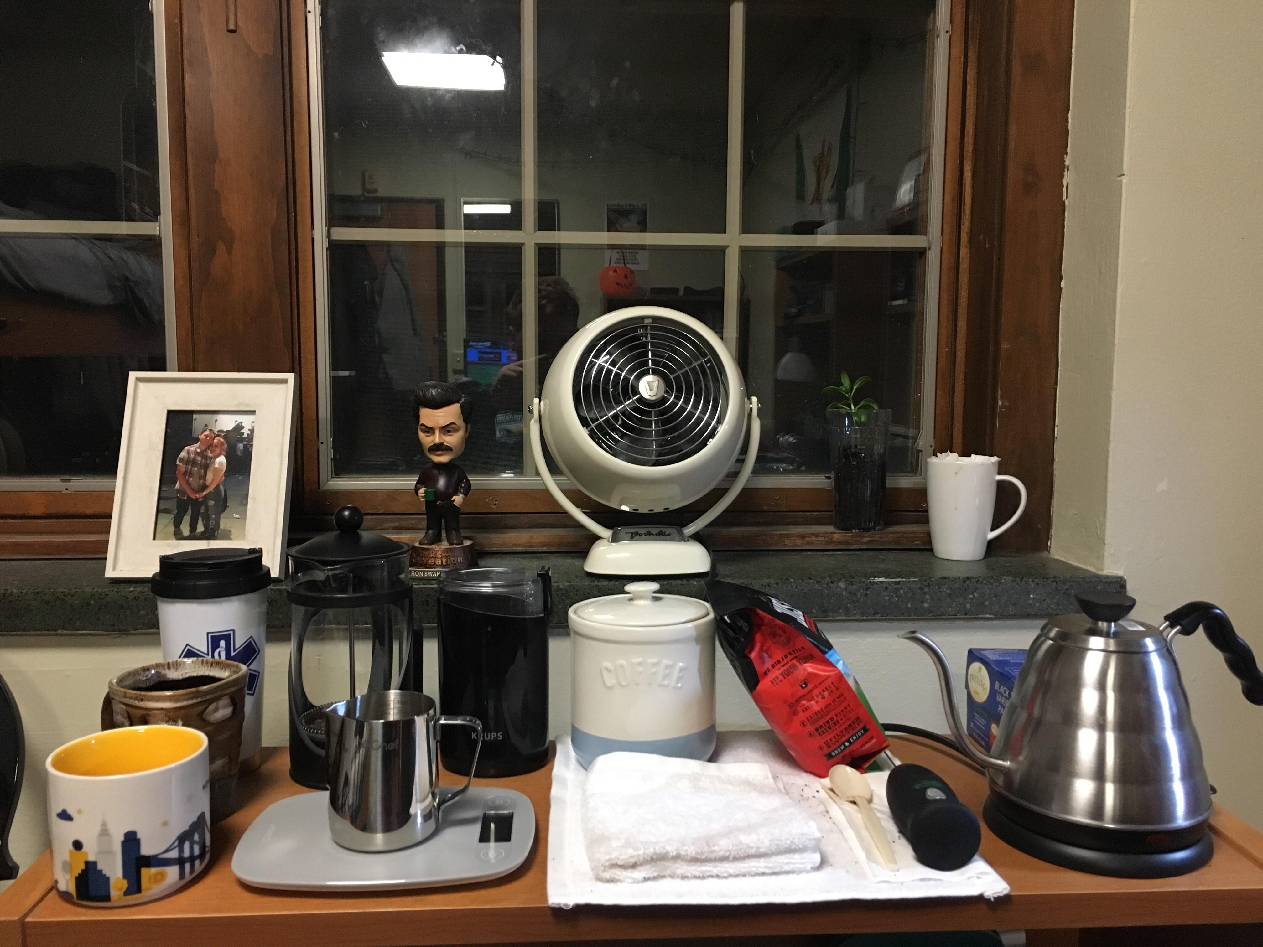 Was putting cheap grounds in the French Press for a few months, but got a scale, grinder and