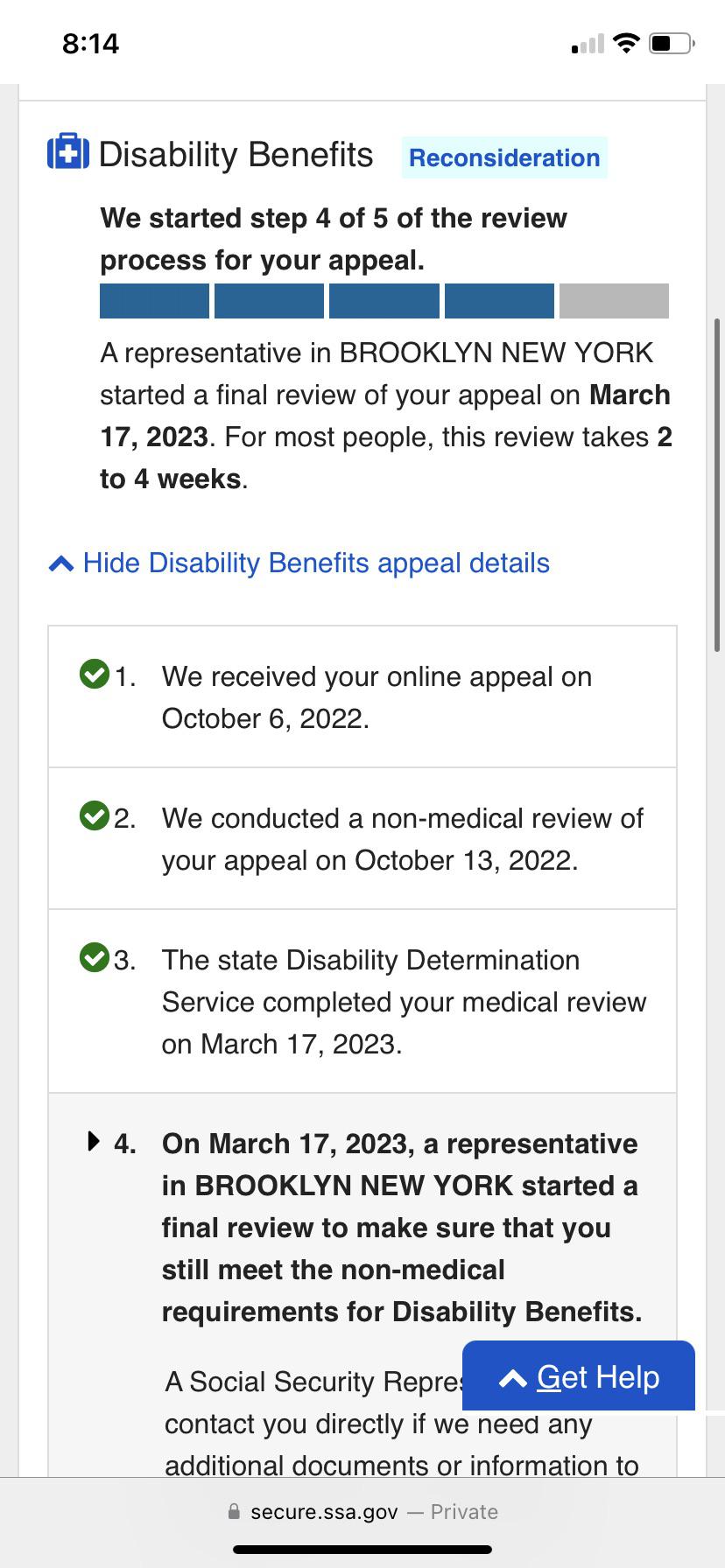 A final review of my non medical requirement a second time. Does it