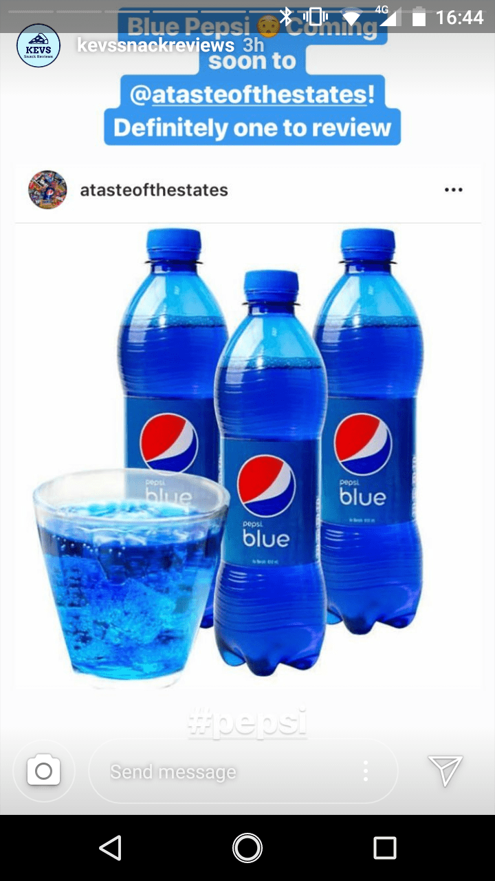 Blue Pepsi is coming back! Soda