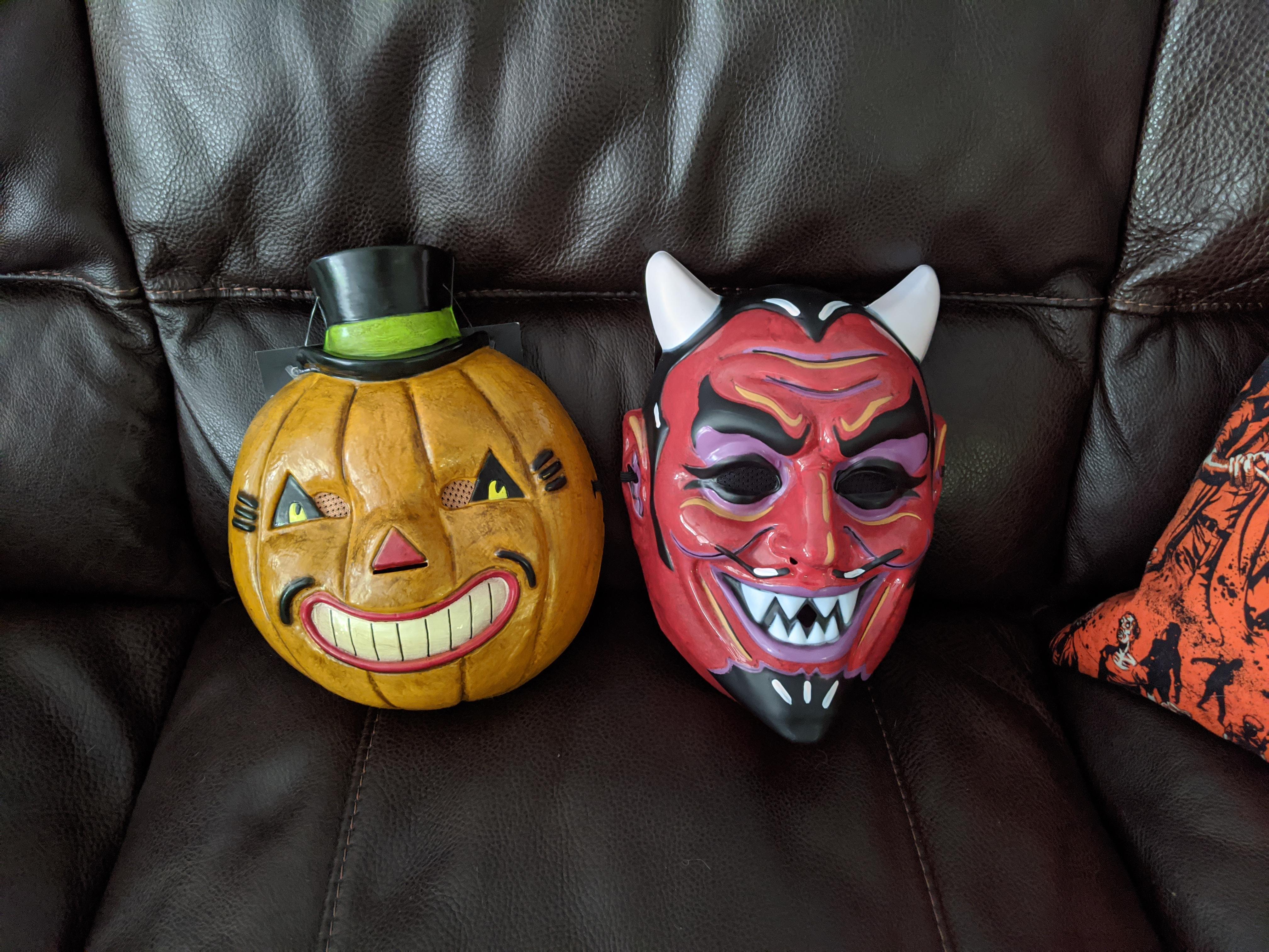 Vintage Halloween Masks From Spirit 11 each /w their 20 off coupon