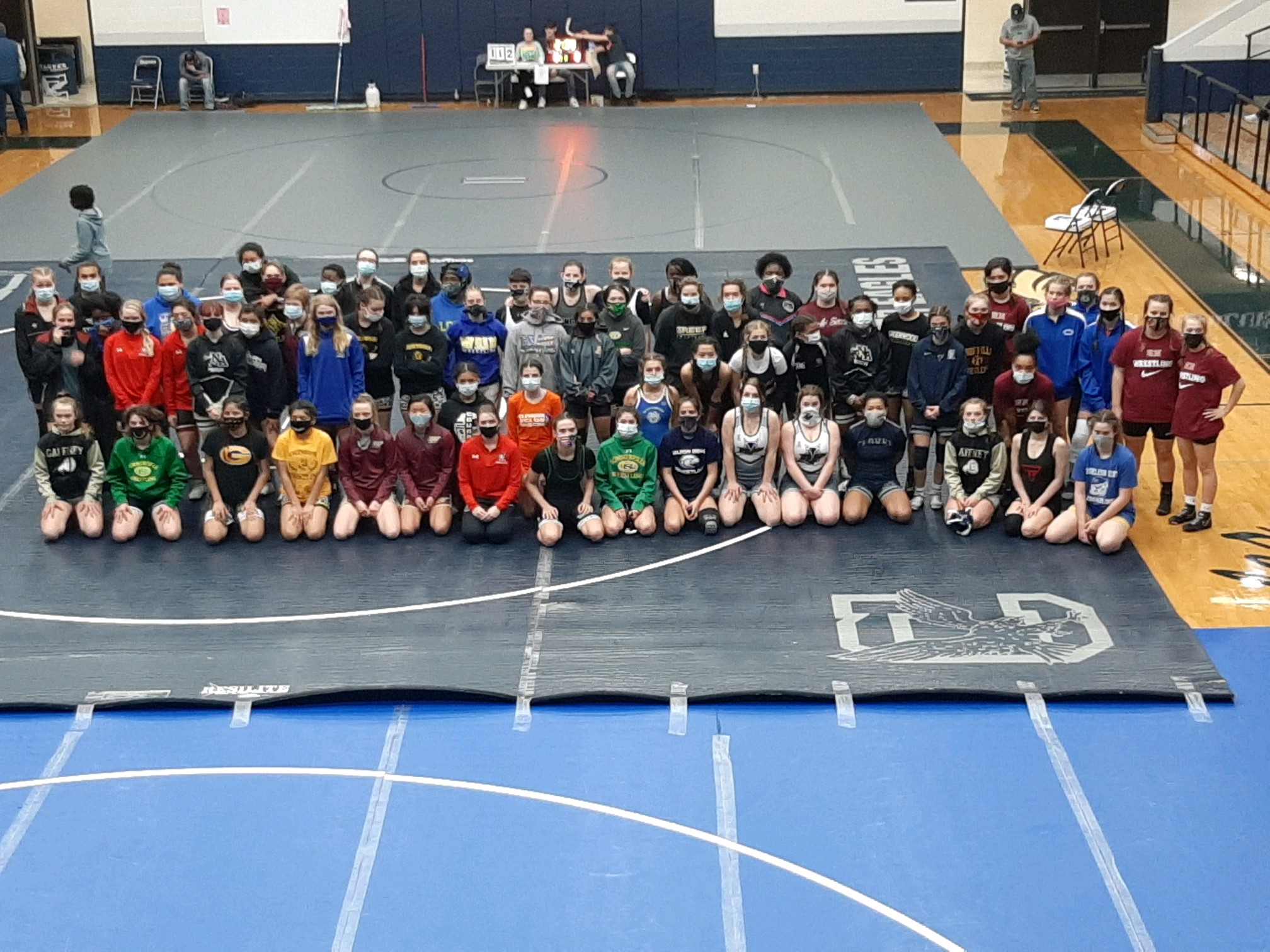 South Carolina's Girls HS State Wrestling Tournament! 75+ girl turnout