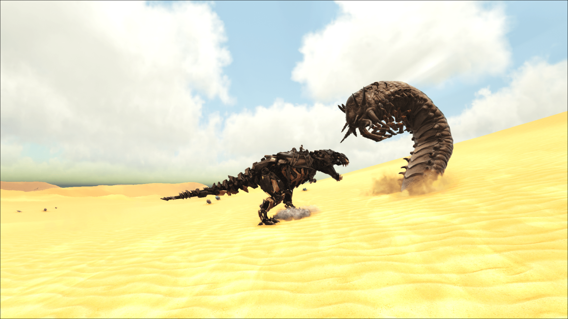 Deathworm, about to a dead worm r/ARK