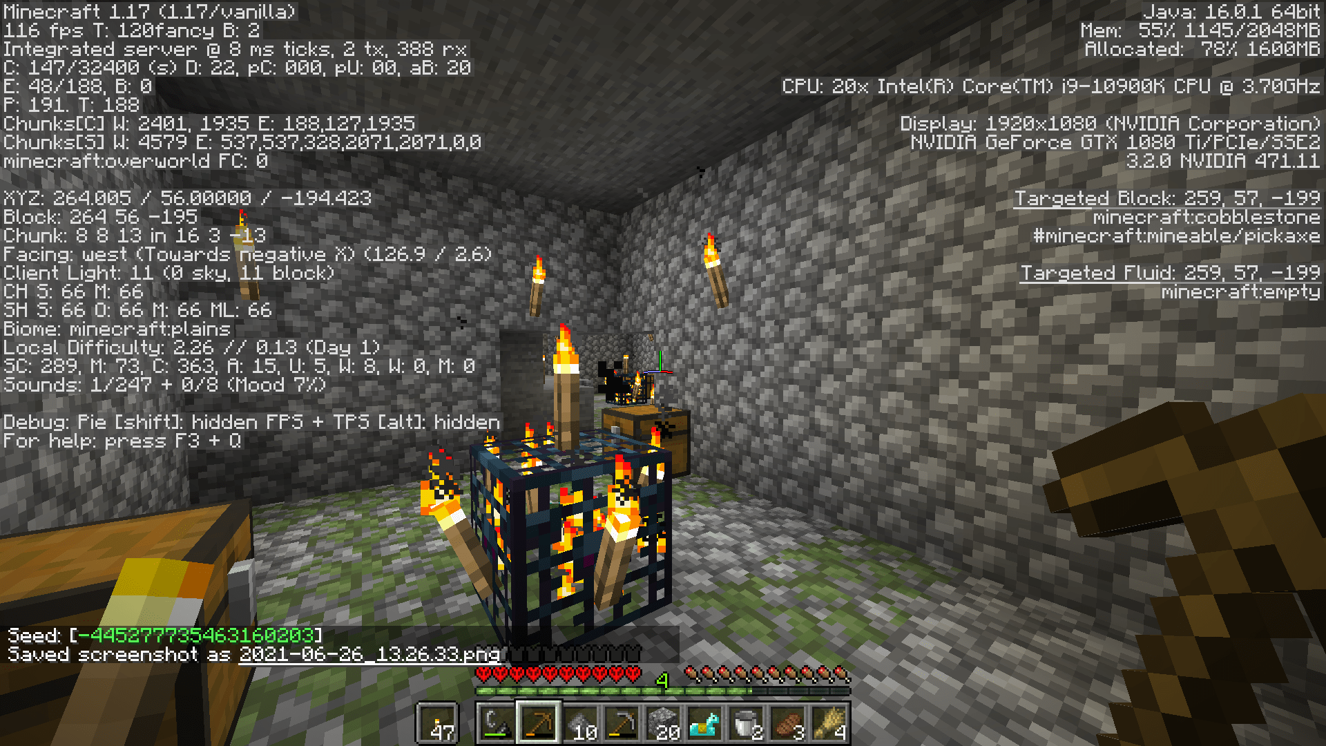 2 Zombie Spawners near Player Spawn Seed [445277735463160203] Cords