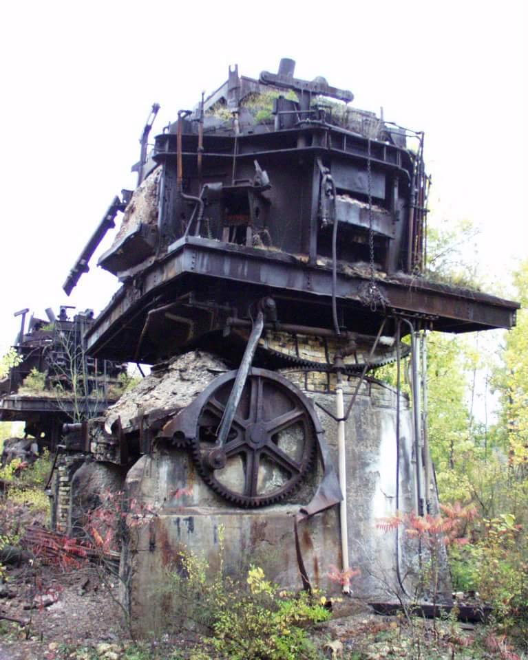 Electric Arc Furnaces at Sharon Steel in Lowellville, Ohio [US