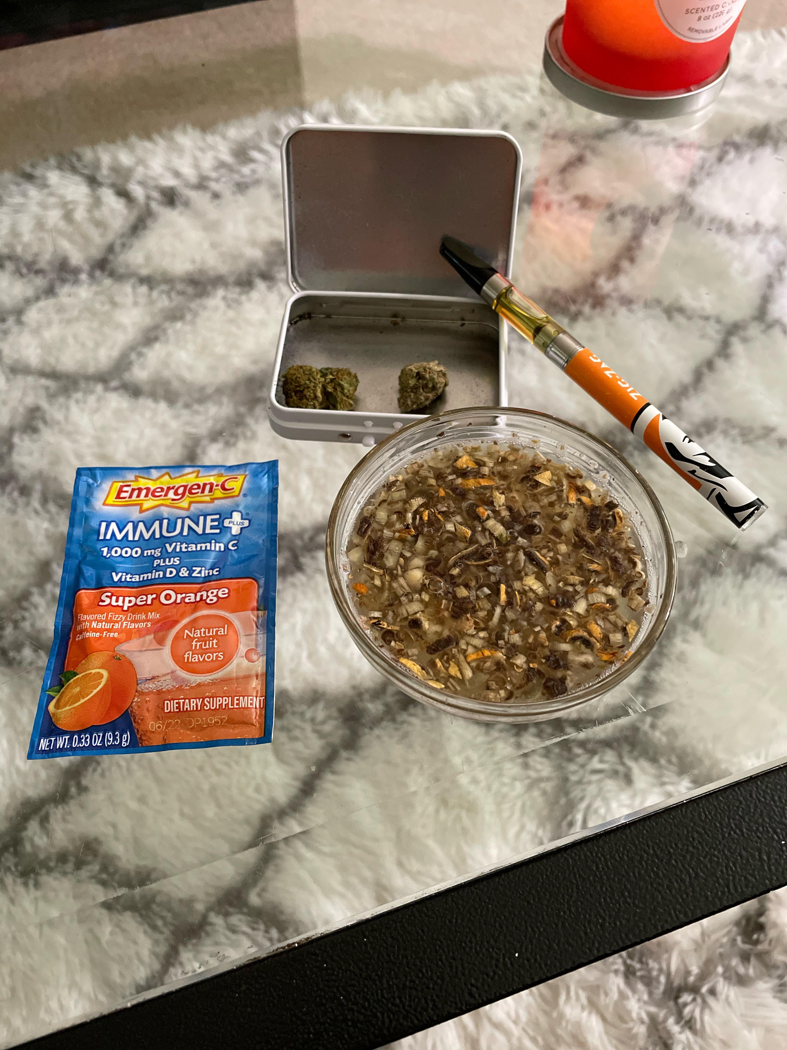 Lemon Tek w/ Vitamin C packet w/ weed) r/shrooms