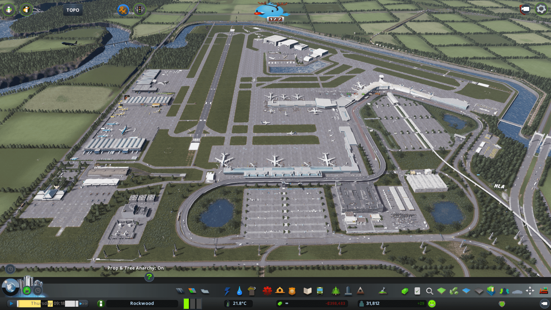Cities skylines international airport shejnr