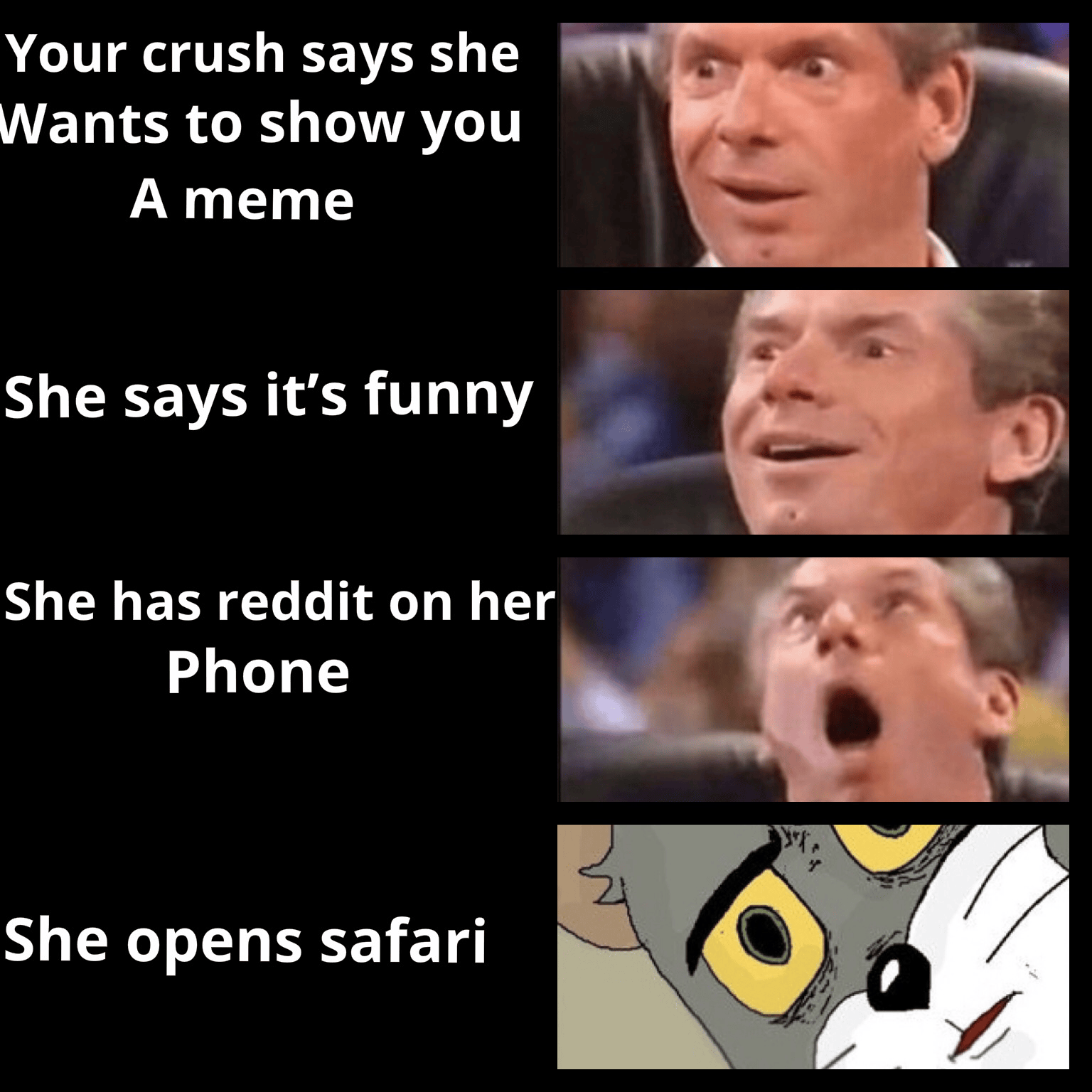 Dark mode friendly memes