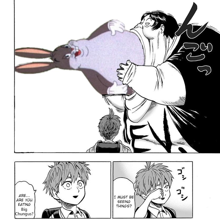 Pig God can eat anything OnePunchMan