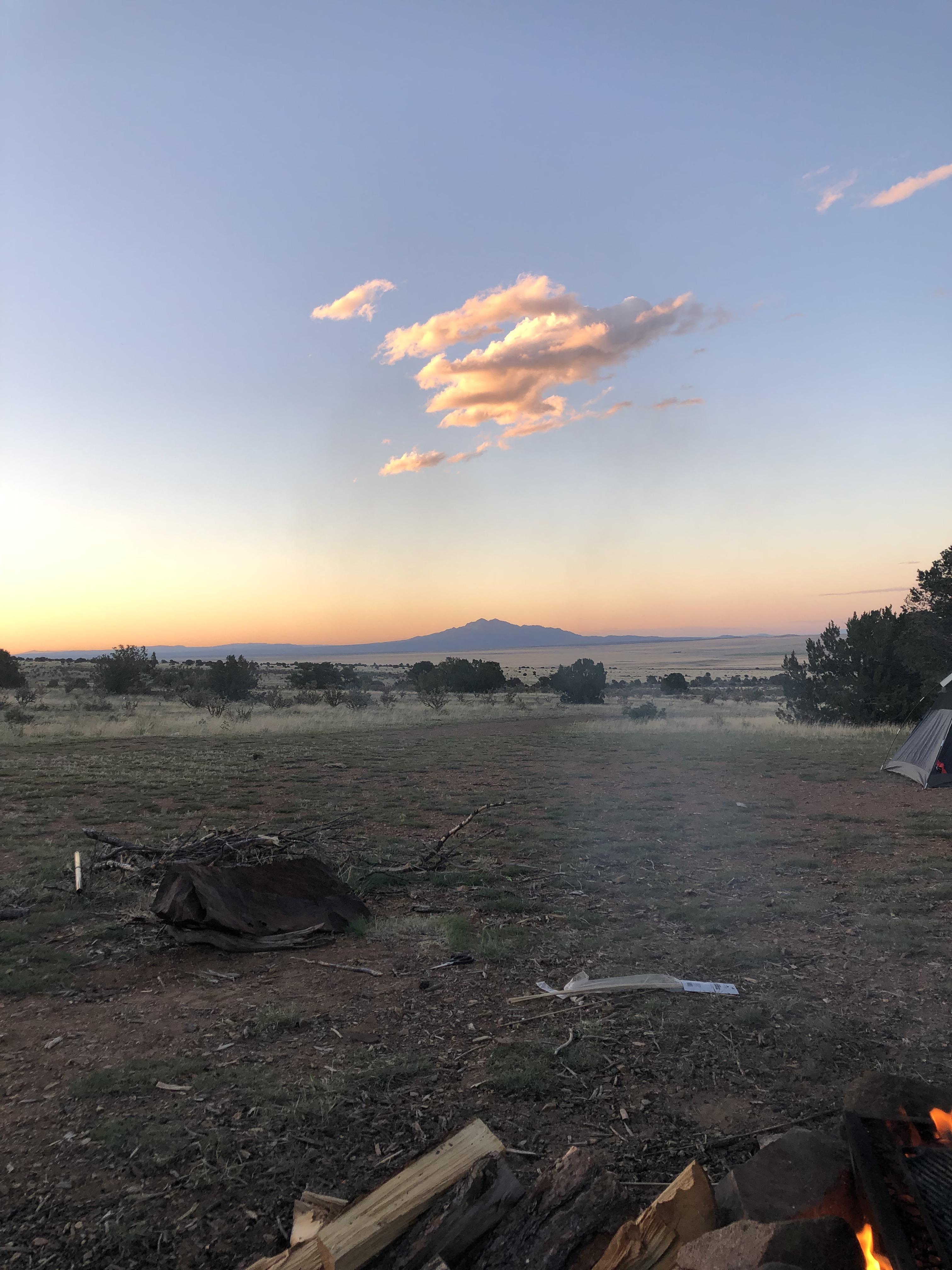 View from camp this evening! Socorro, NM r/camping