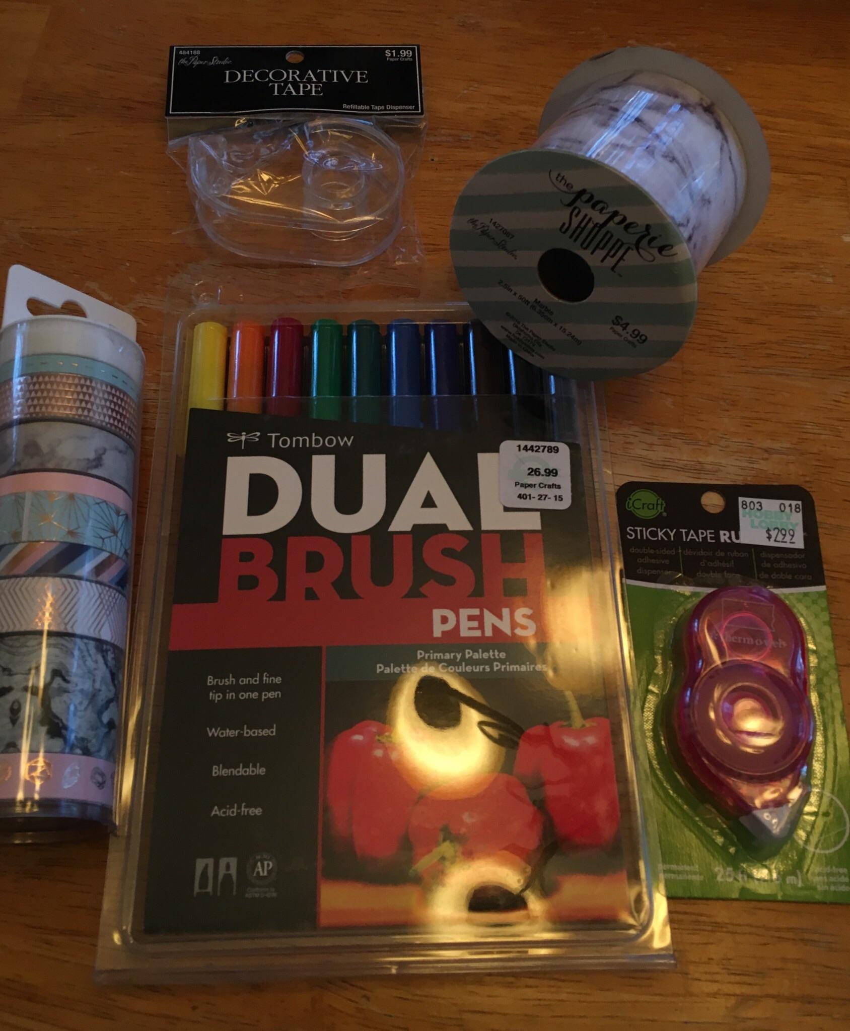 Haul from newly opened Hobby Lobby r/bulletjournal
