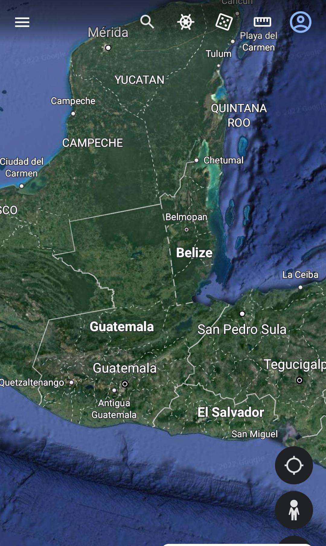 Why are Belize's borders marked as it was a disputed territory on
