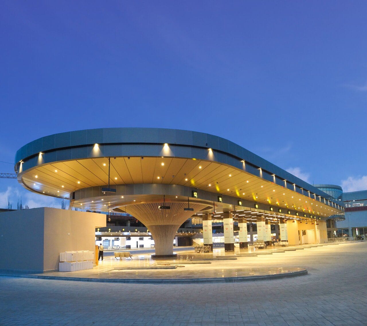 Alambagh Bus Terminal in Lucknow, U.P r/india