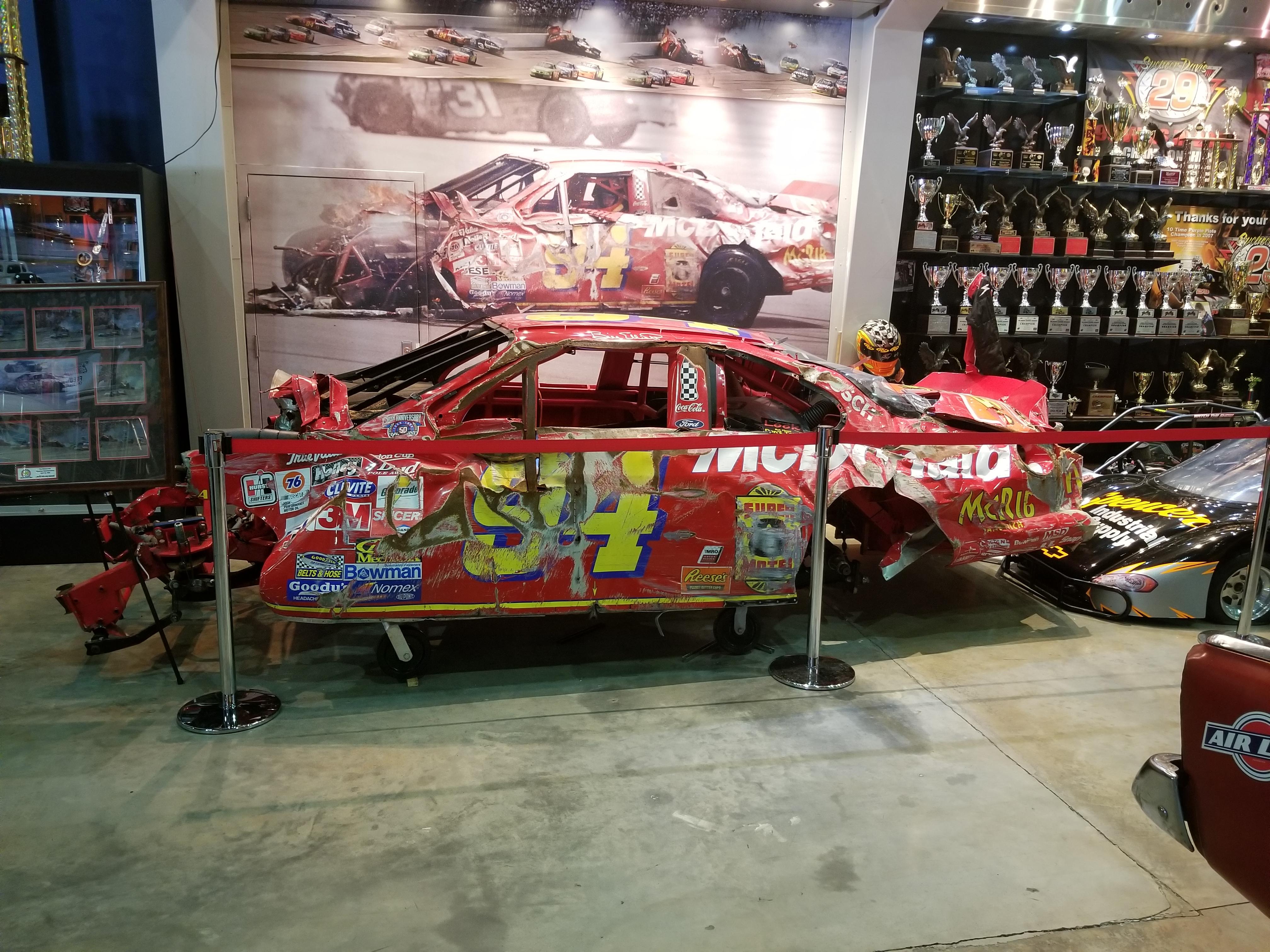 Bill Elliot's 1998 Talladega car at the Auto Racing Hall of